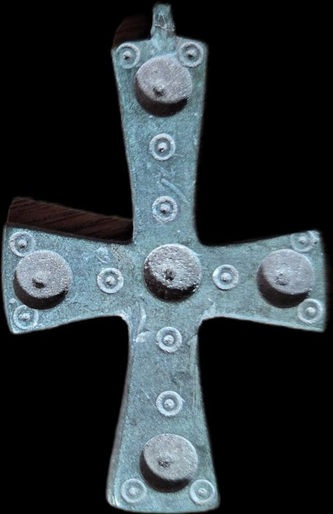 Byzantine Medieval cross pendant 6th-8th century AD (No reserve price)