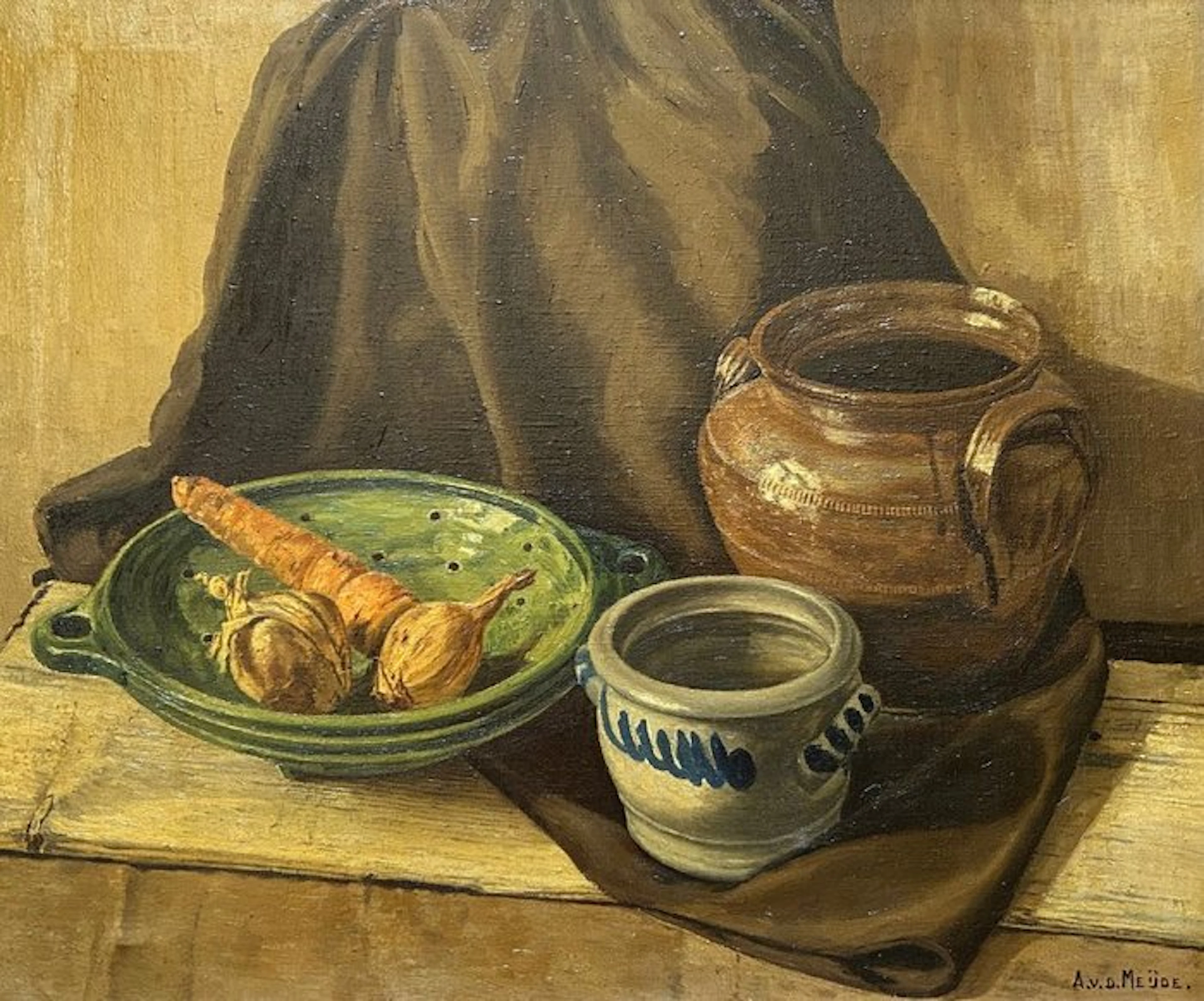 Adrianus van der Meijde (1896 - 1988) - Stilleven met...