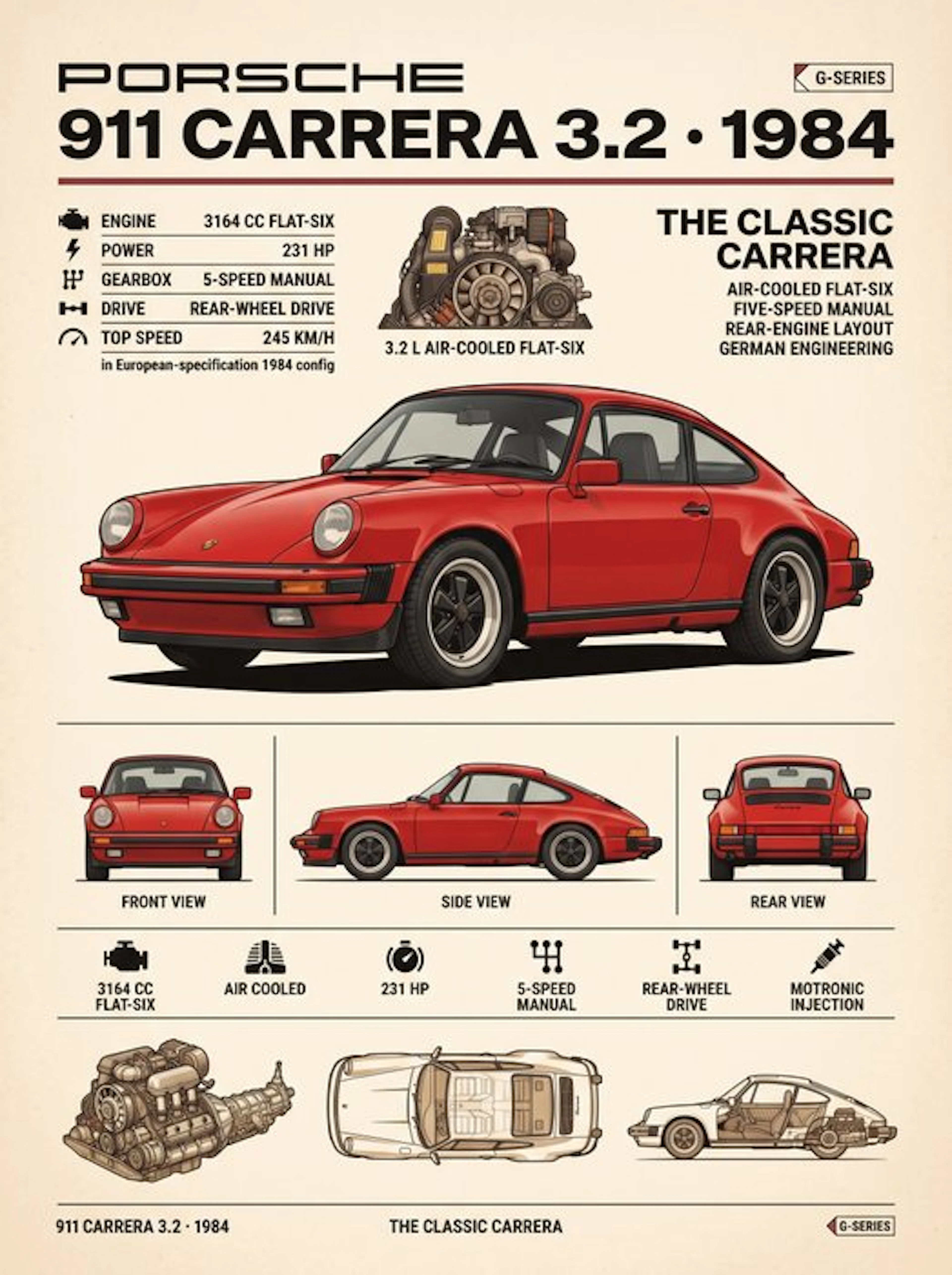 Shmidt.Art - Porsche - Porsche 911 Carrera 3.2 • 1984 - 1980s