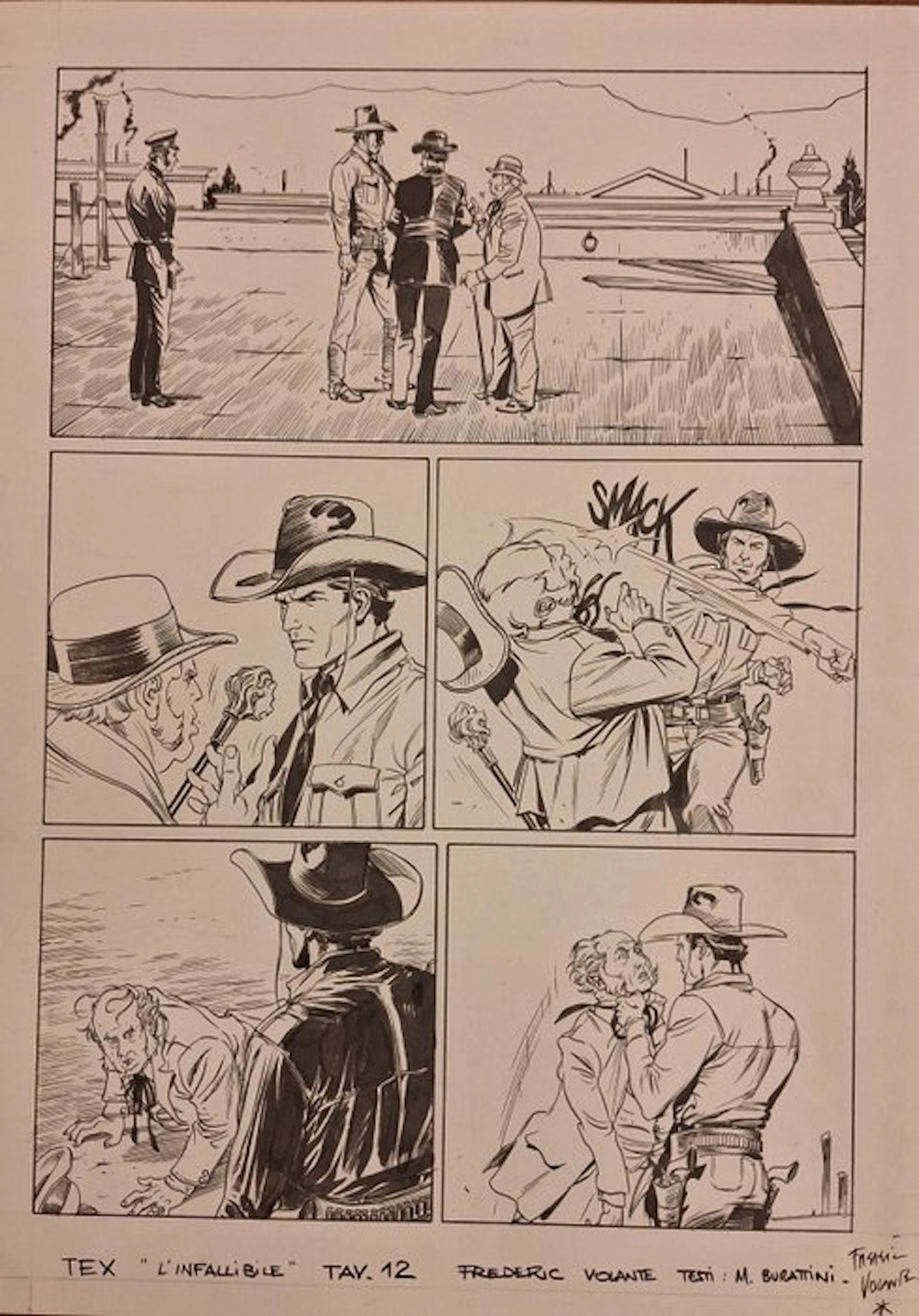 Volante, Frederic - 1 Original page - Tex - Color n. 22 - 2022