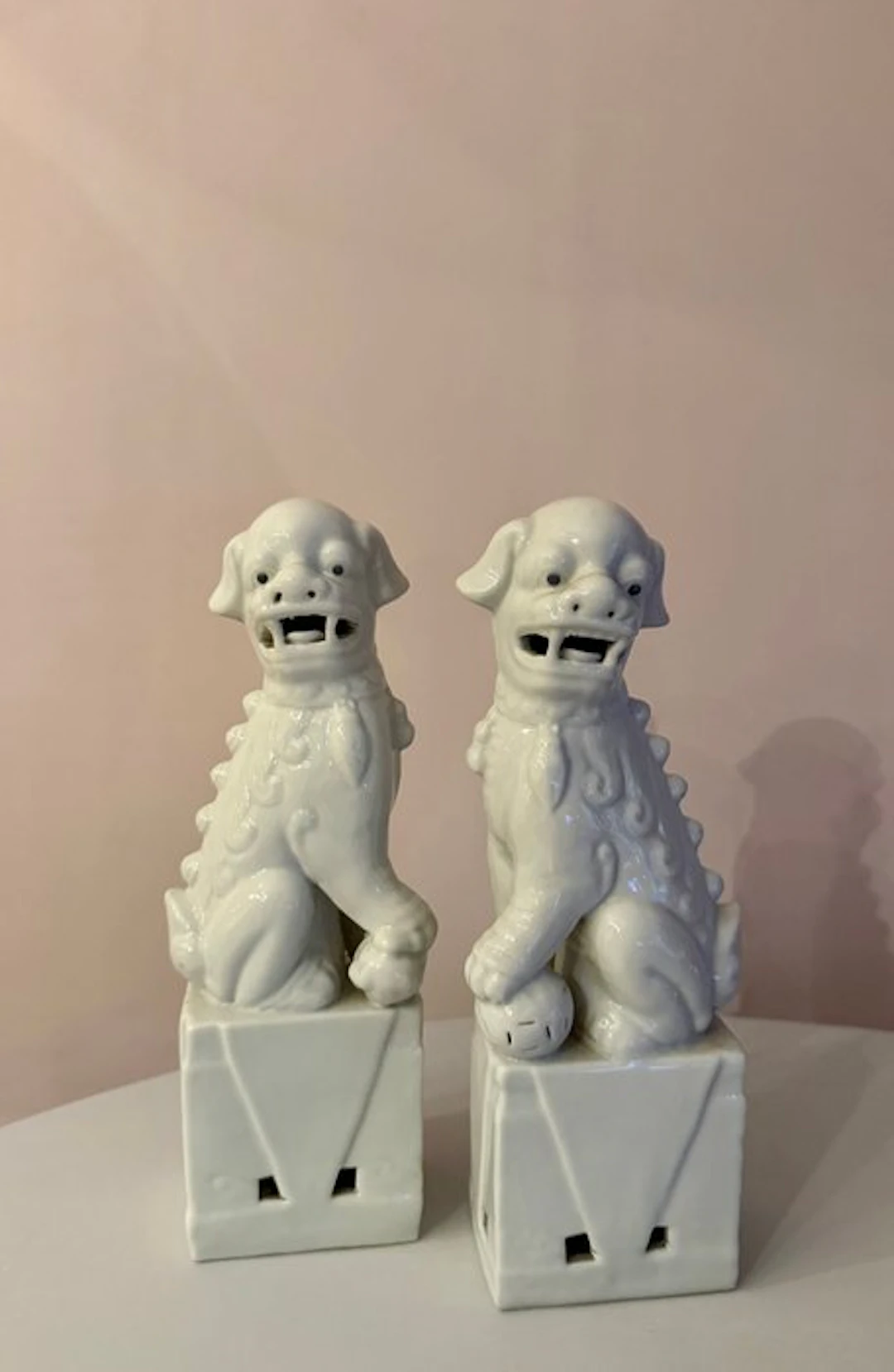 Foo dogs - Porcelain - China (No reserve price)