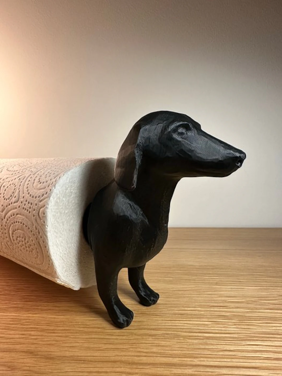 Dispenser - PLA - Dachshund Paper Towel Hol