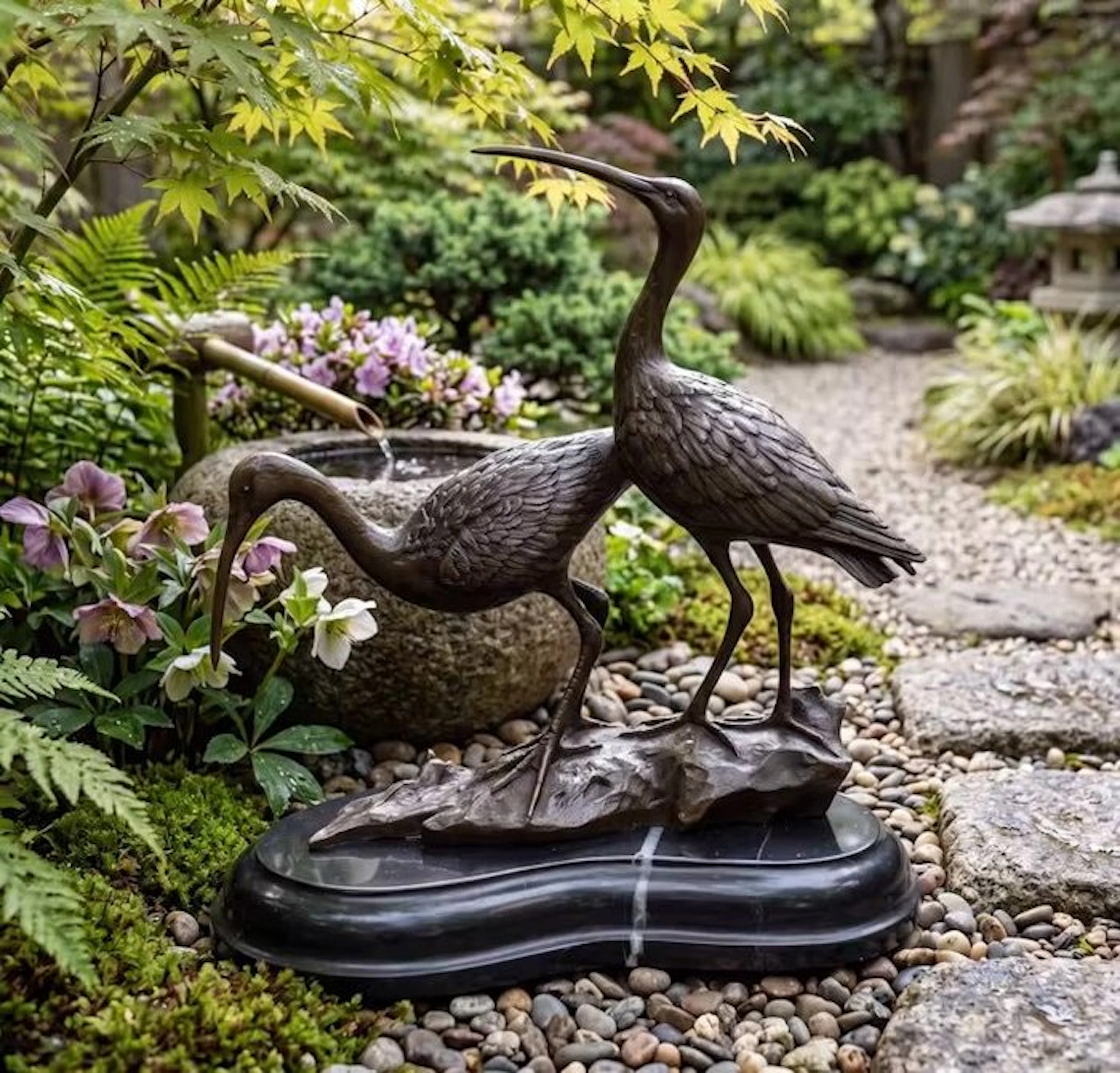 Statue, Naar Nick: Grutto’s - 24.5 cm - Bronze, Marble