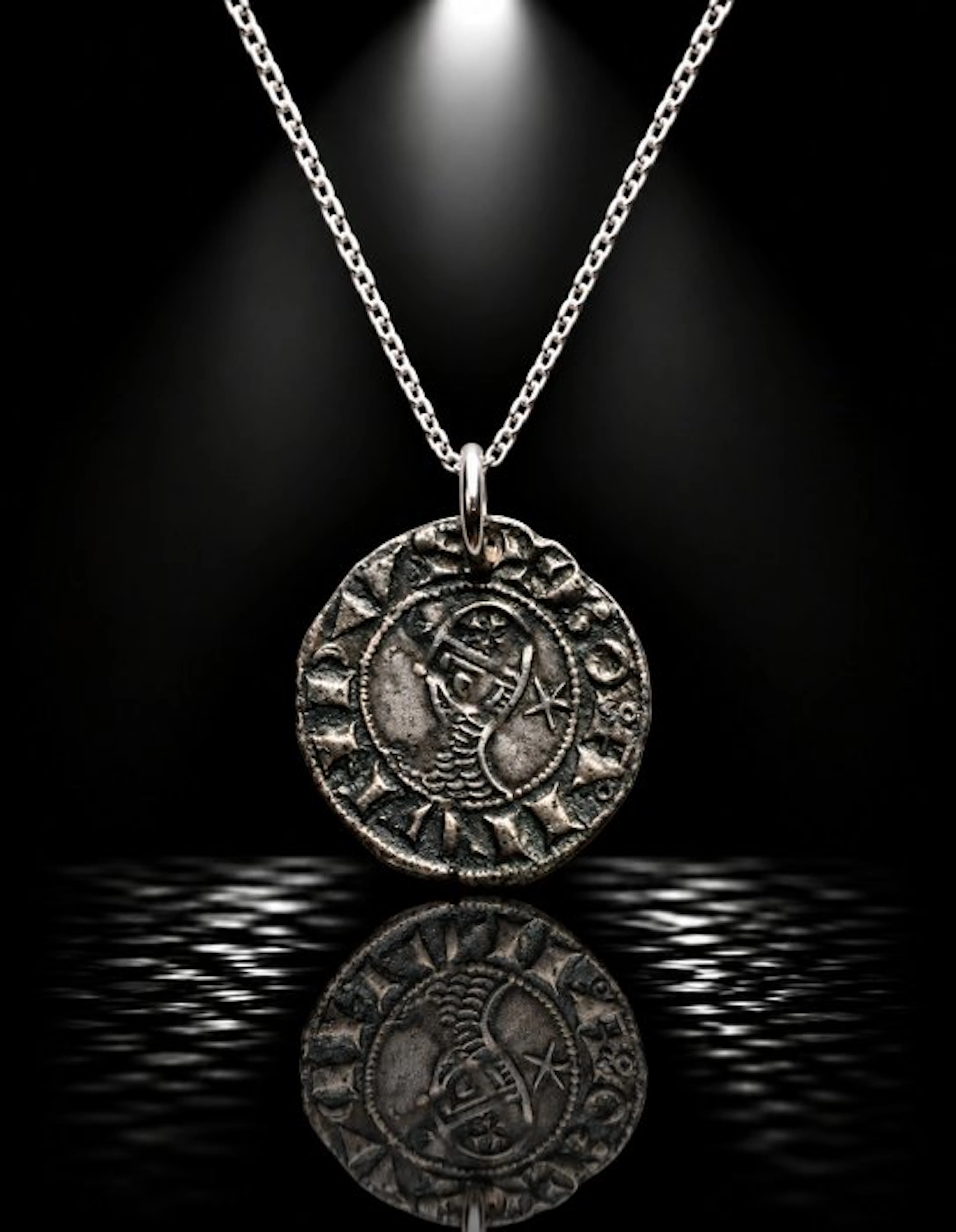 Replica of Medieval Silver “The Cross of Faith” Silver...