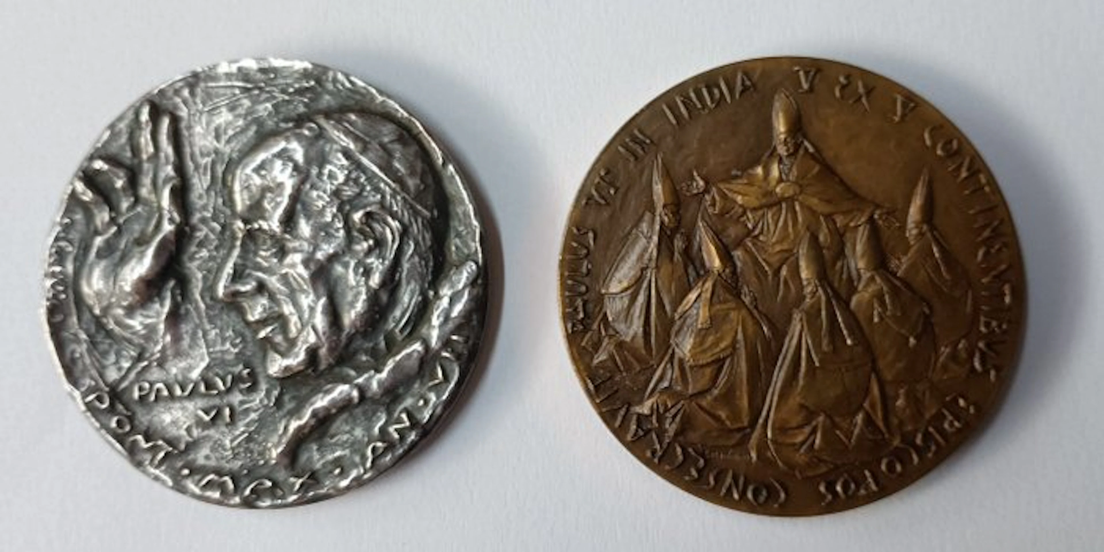 Vatican. Medal Argento + Bronzo 1969-1964 papa Paolo VI (No reserve price)