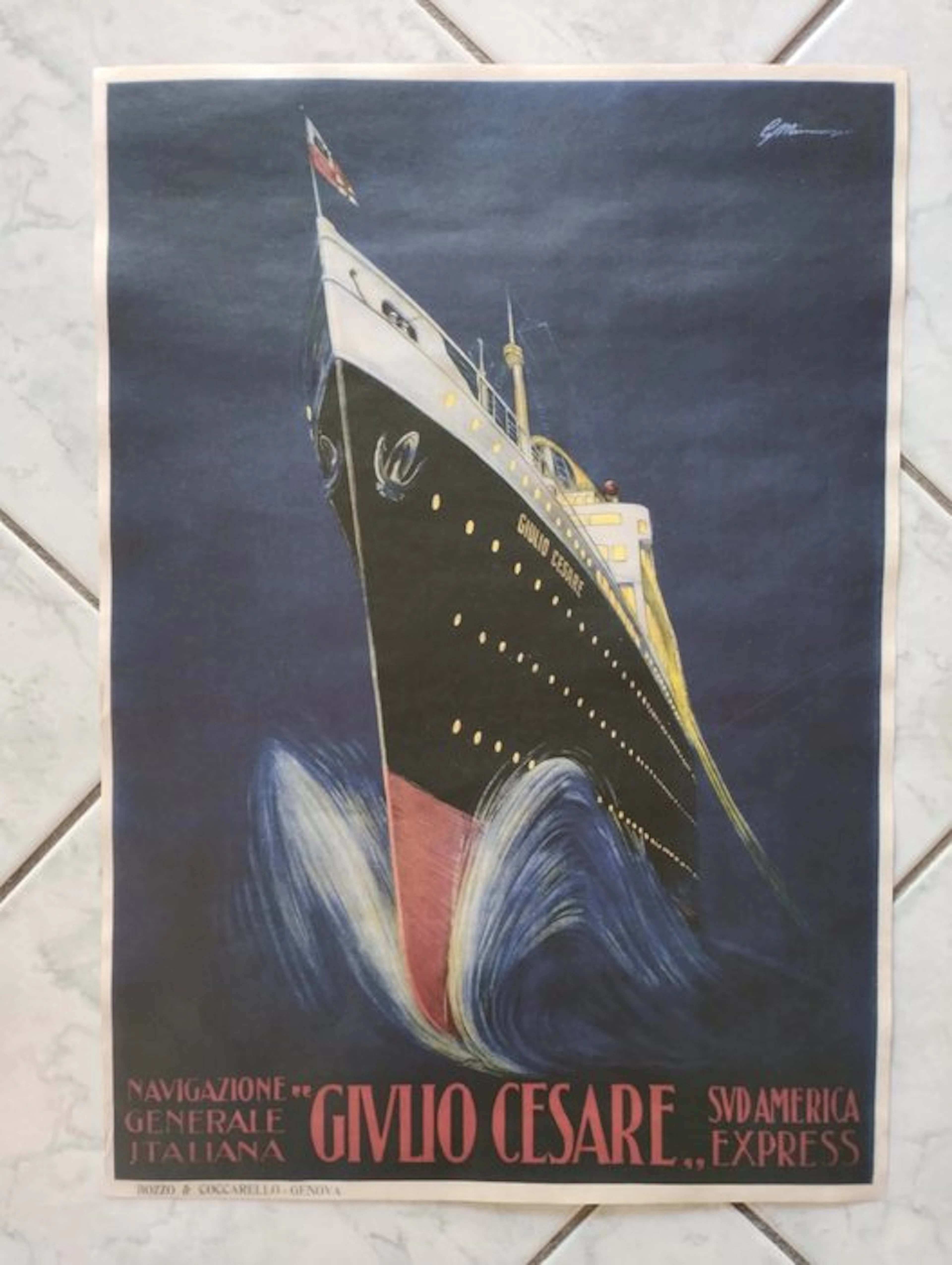 Giuseppe Minonzio - Giulio Cesare - Sud America Express - 1970s