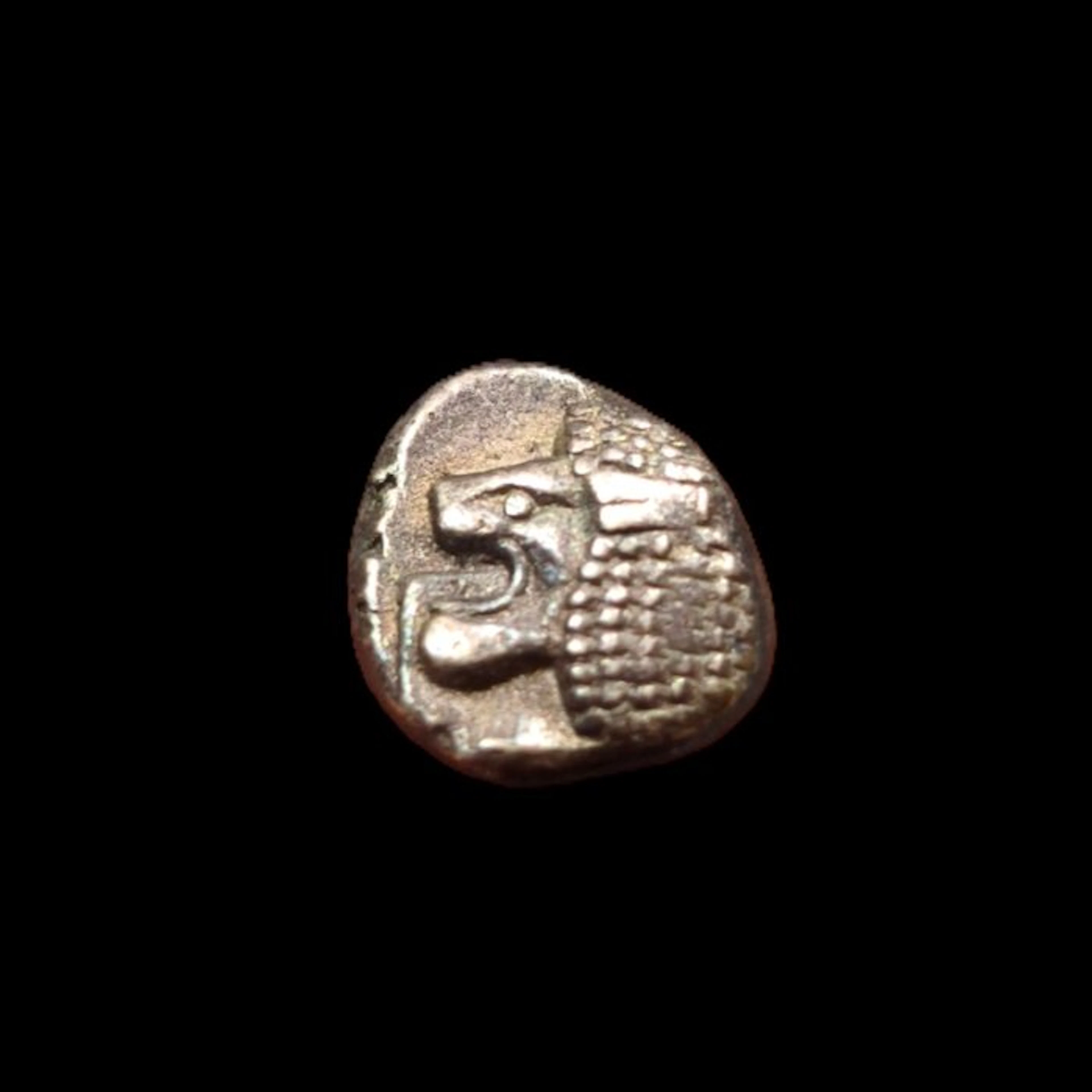 Ionia, Miletos Diobol Late 6th-early 5th century BC Lion / Stellate pattern