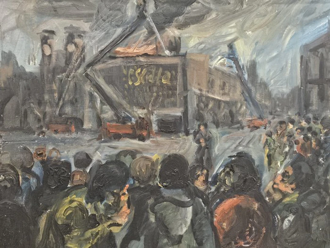 Escuela Fauvista Europea (XX) - Incendio en París
