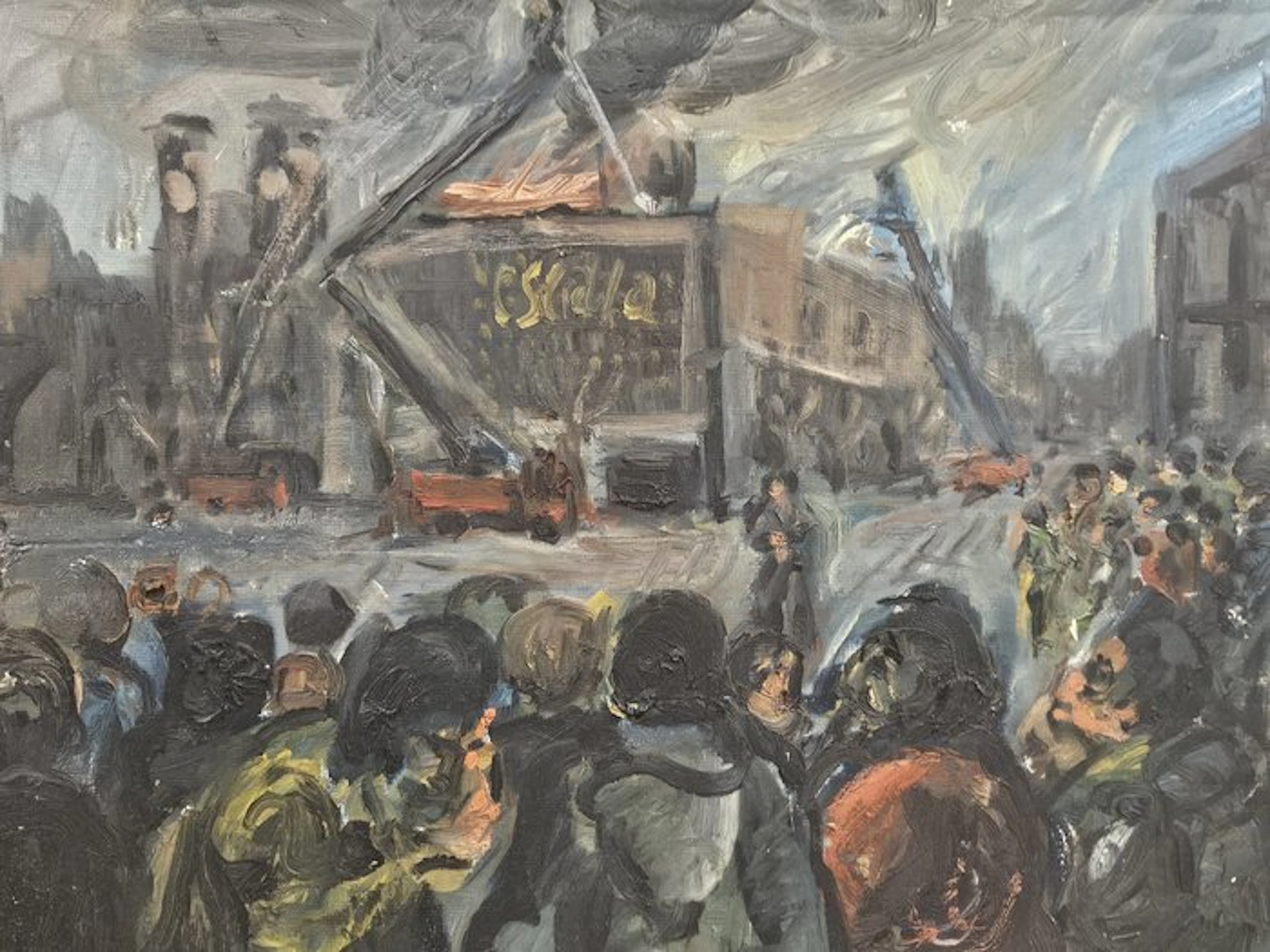Escuela Fauvista Europea (XX) - Incendio en París