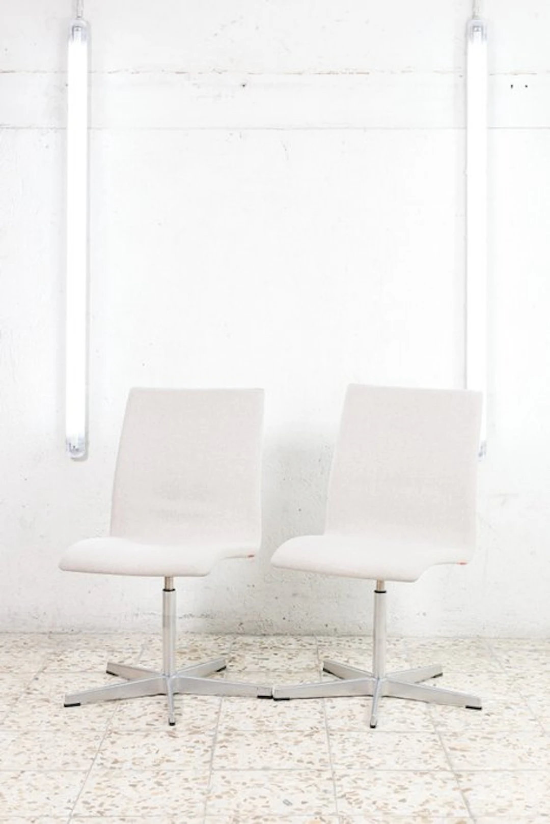 Fritz Hansen - Arne Jacobsen - Chair - Oxford Office Chair - Steel, Wool