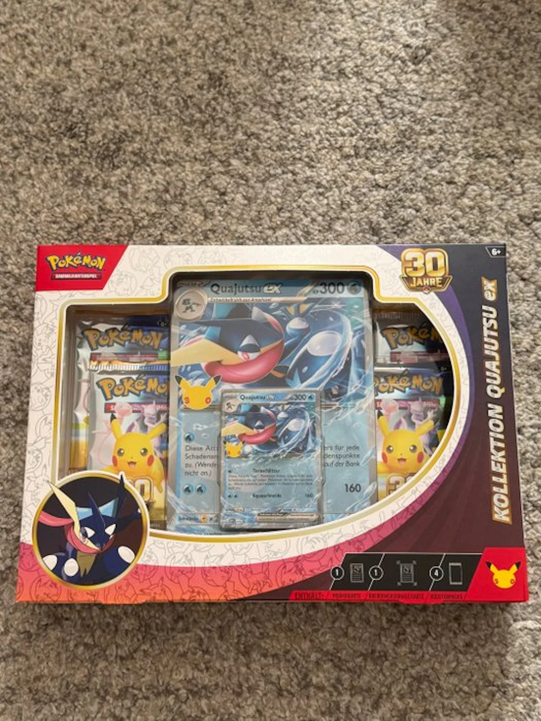 Pokémon Booster box - Kollektion Quajutsu EX 30 Jahre Jubiläum - Mega Evolution
