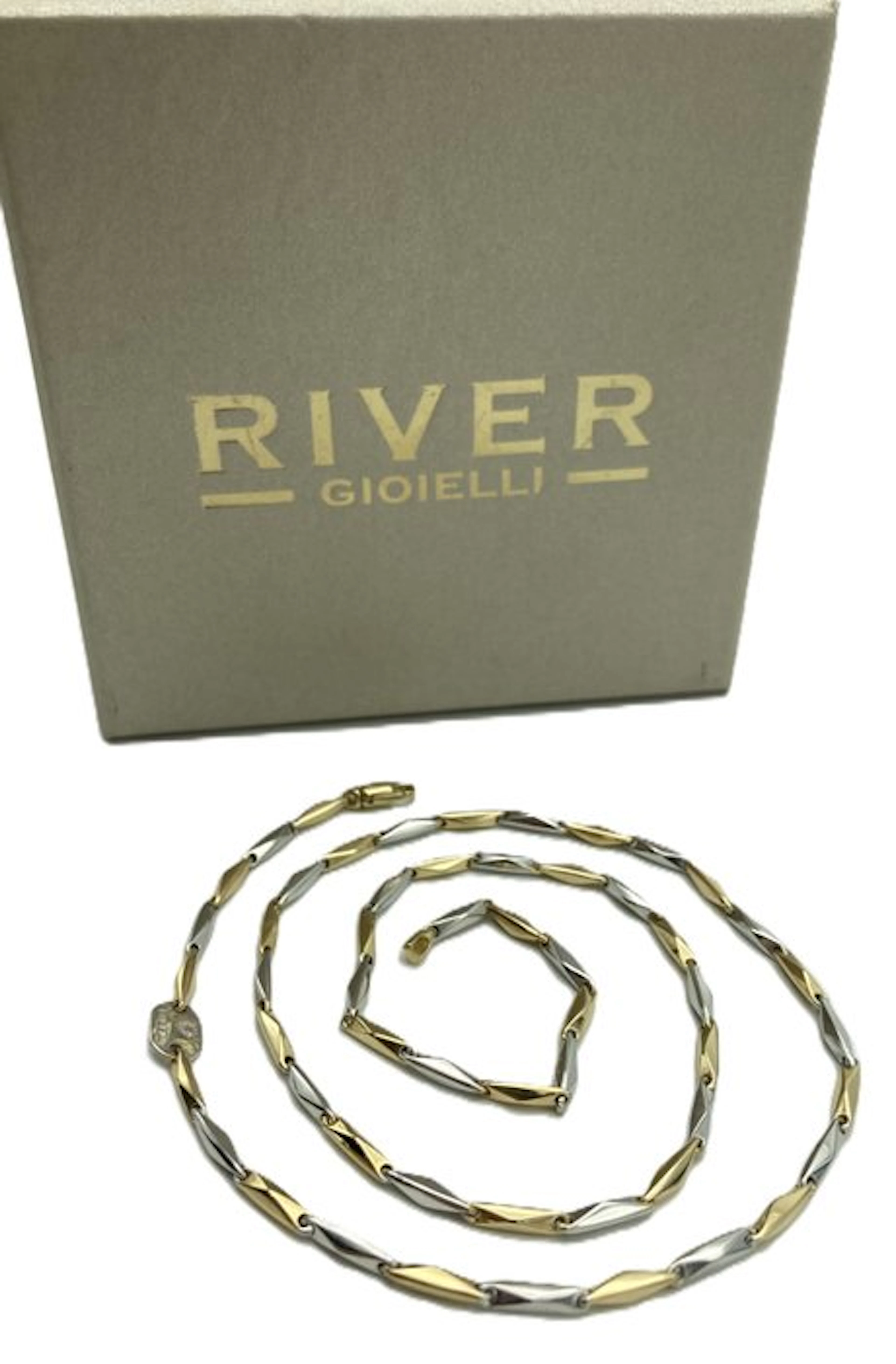 Necklace - 18 kt. Yellow gold, White gold