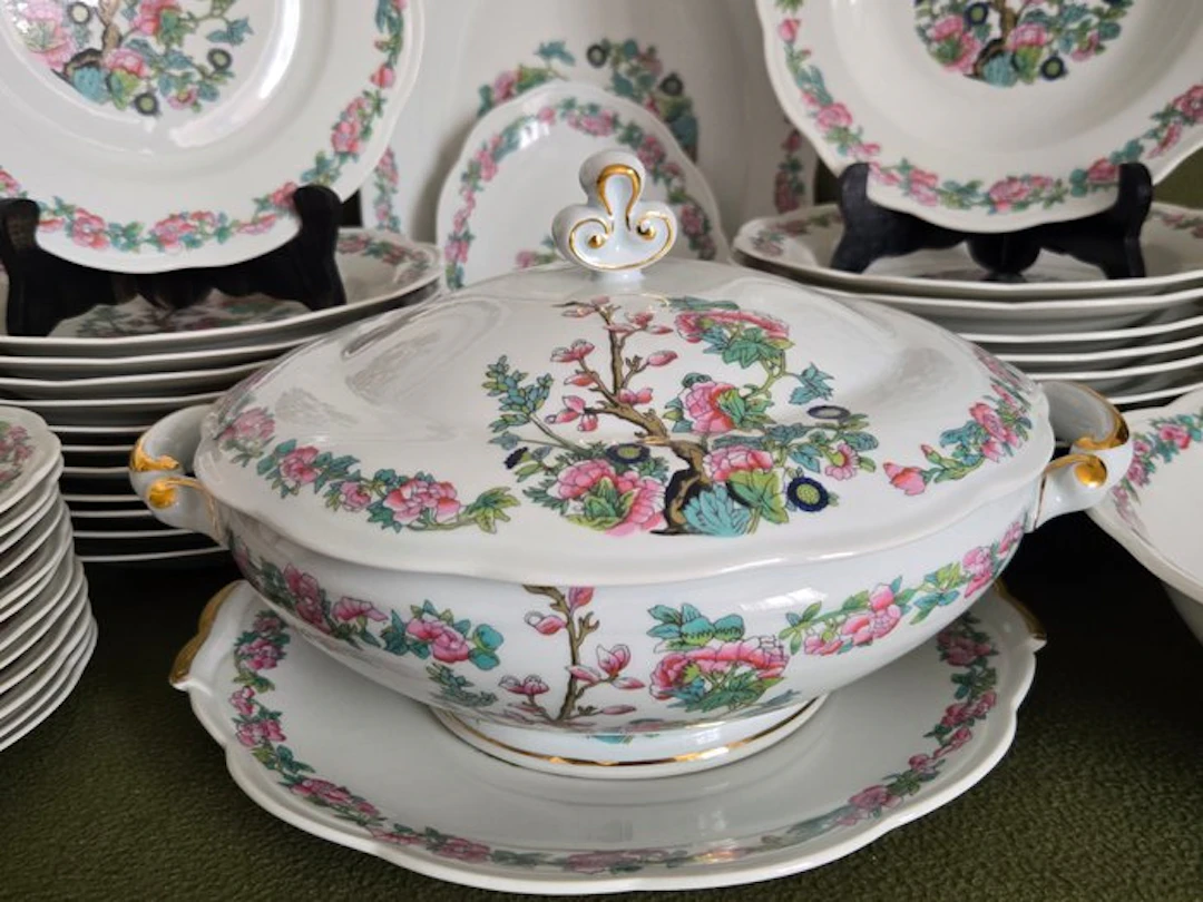Limoges France S.E.P. - Table service (41) - Porcelain - Genuine porcelain