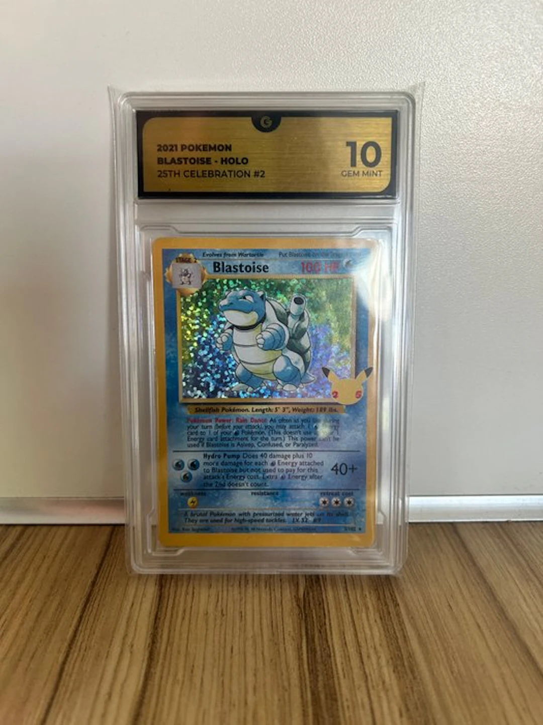 Pokémon - 1 Graded card - Blastoise Foil
