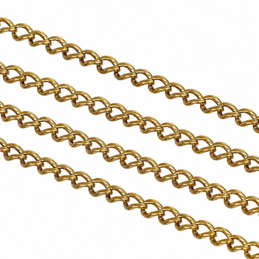 Necklace - 18 kt. Yellow gold - Made in Italy - Handmade