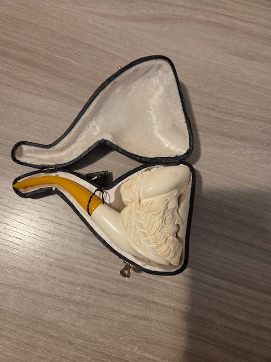 Brebbia - Pipe - Stone (mineral stone), Resin/Polyester