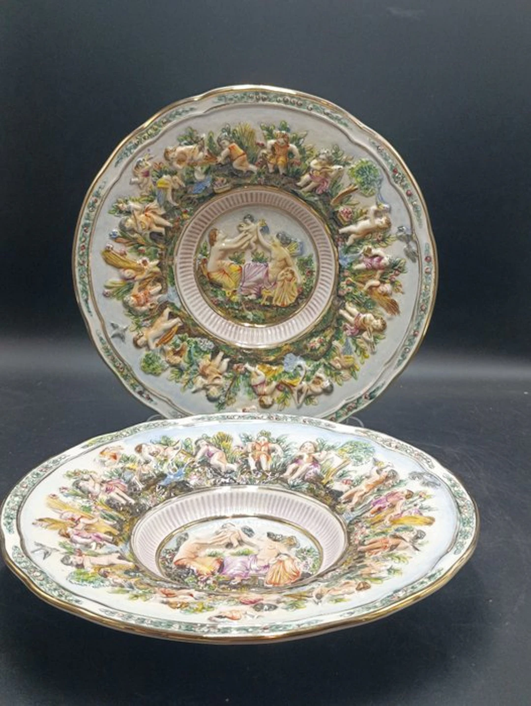 Capodimonte - capodimonte de biagi marino - Dish (2) - Ceramic