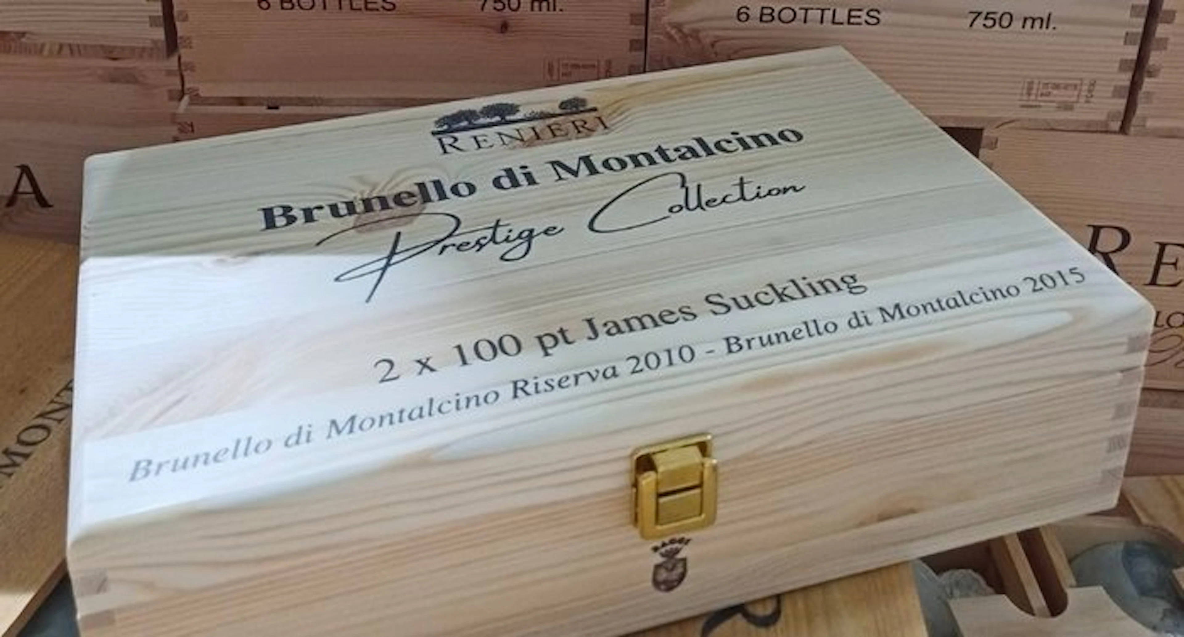 Direct From Renieri "Prestige Case" 2010 Riserva & 2015...