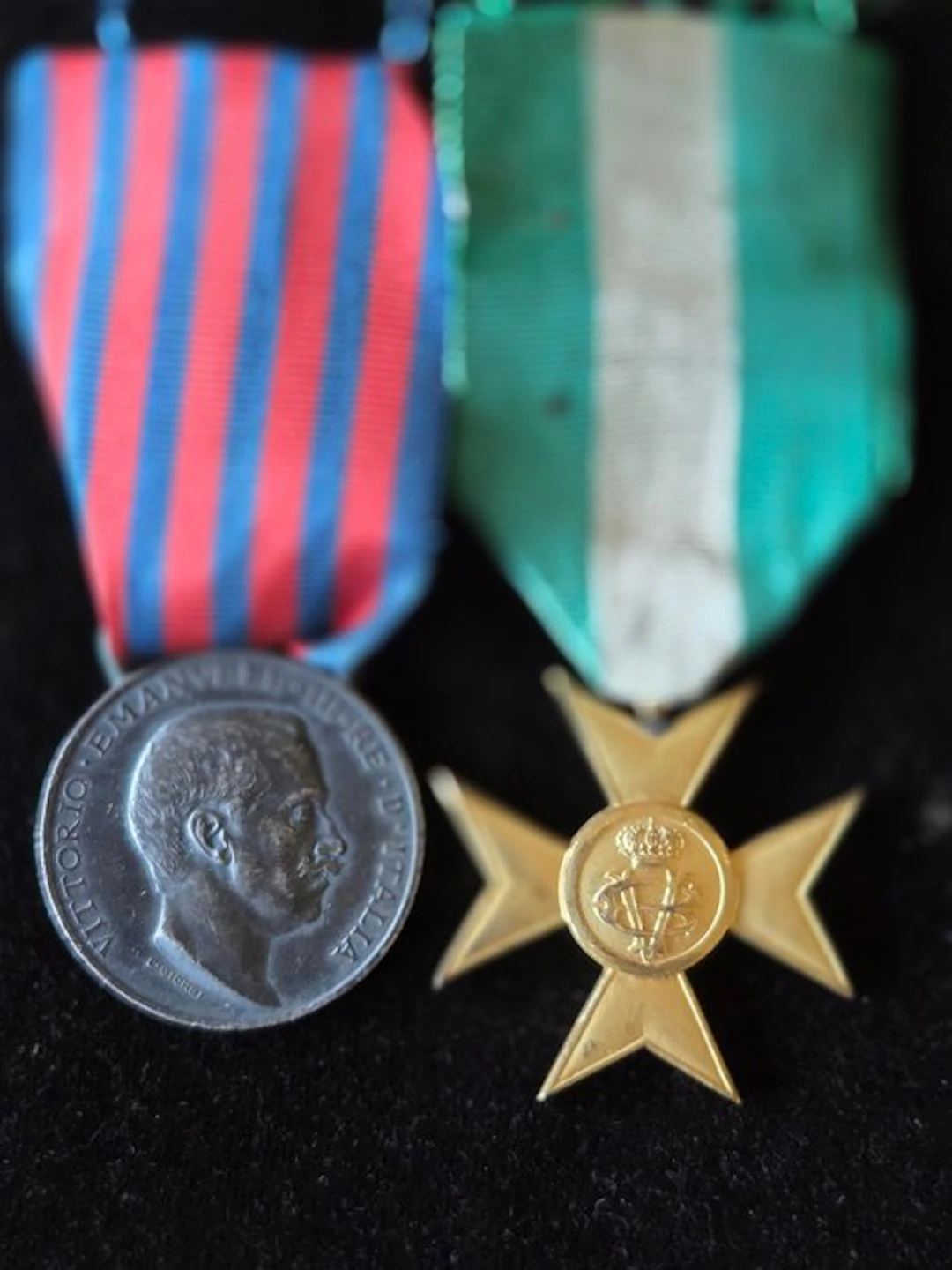 Italy - Military medal - Libyan War Medal + Gold Cross of Seniority