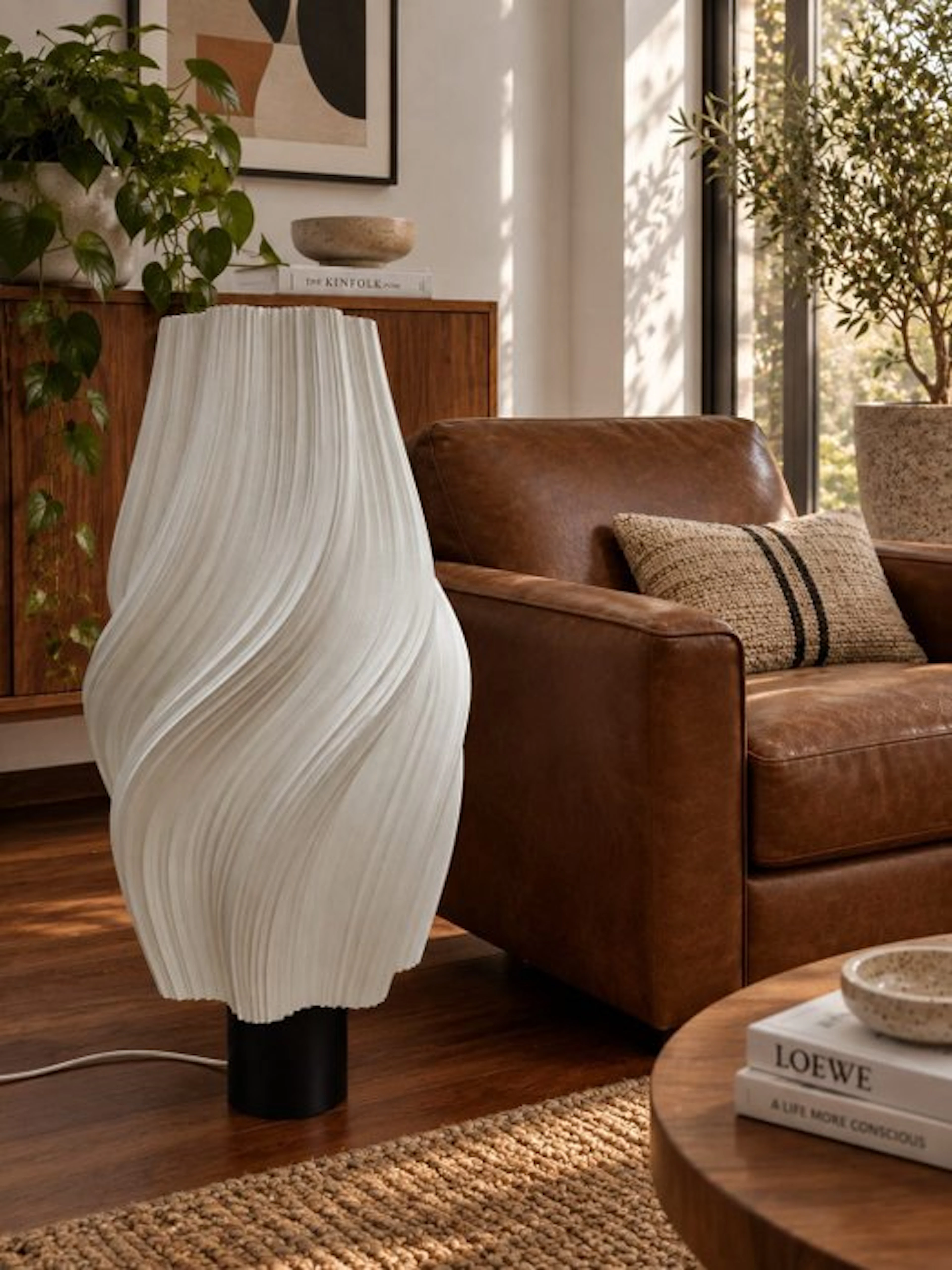 Lumovim - Table lamp - Twist Mega - Biopolymer