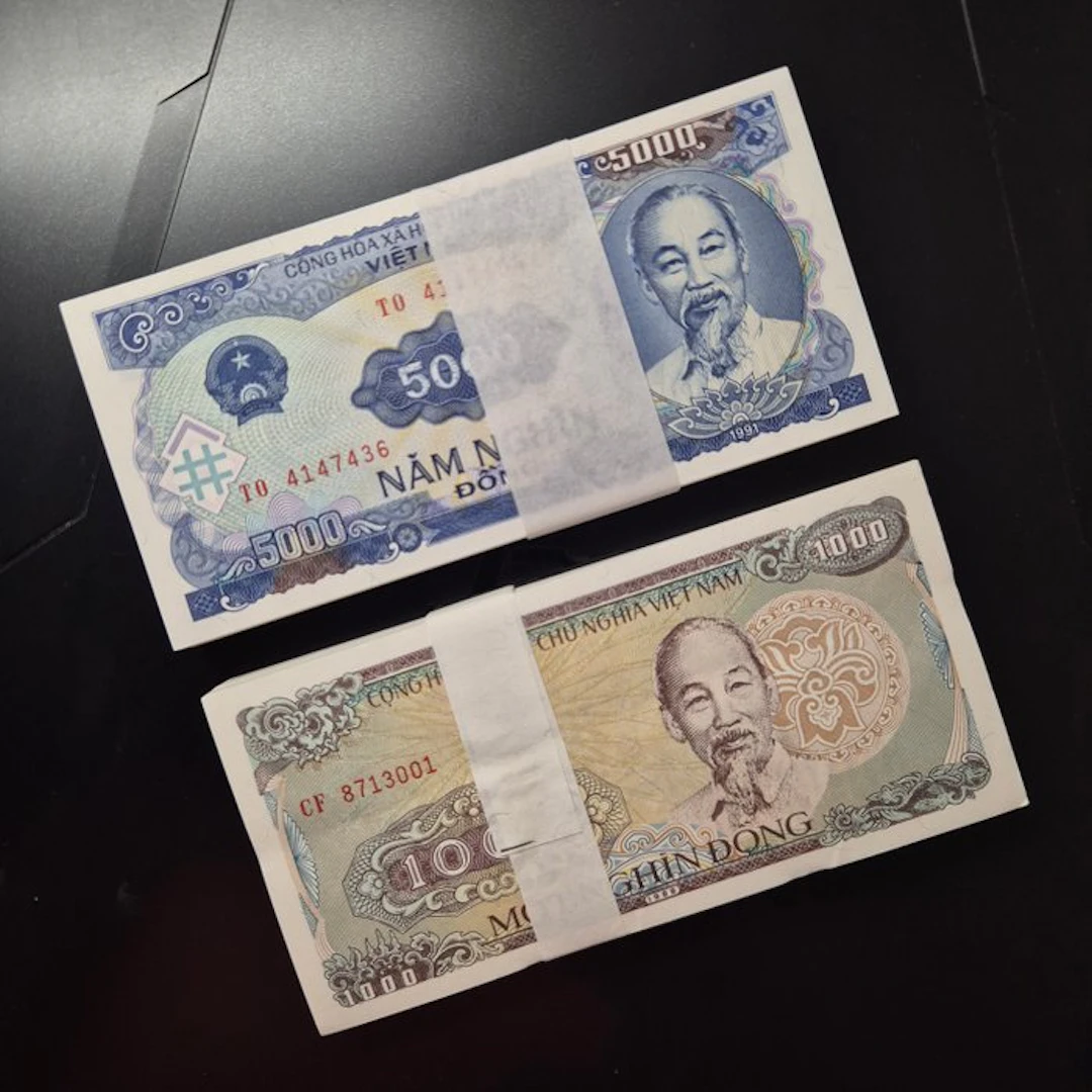 Vietnam. - 100 x 5000 and 100 x 1000 Dong - 1988/1991 (No reserve price)