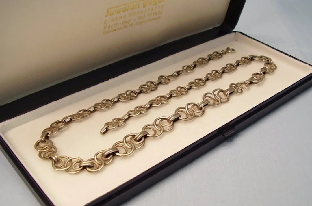 No reserve price - Other brand - Necklace Silver - signed Laurin-Schmuck 1925