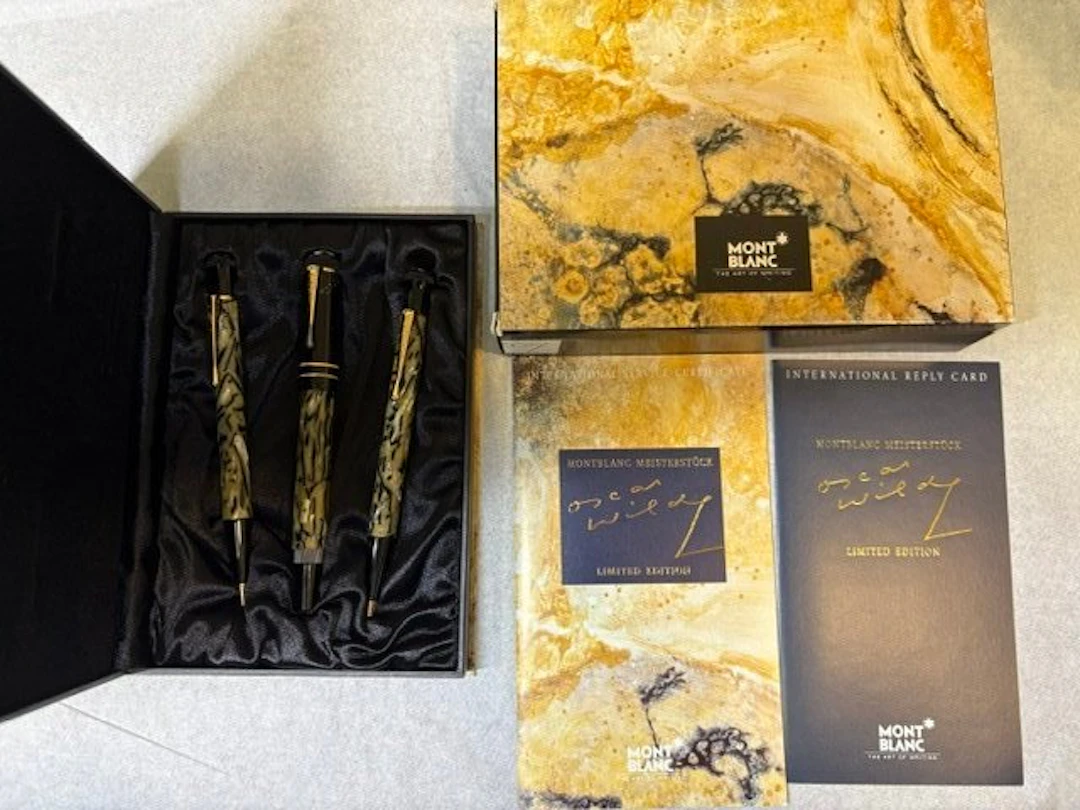 Montblanc - SET 3 PENNE MONTBLANC WRITERS LIMITED EDITION...