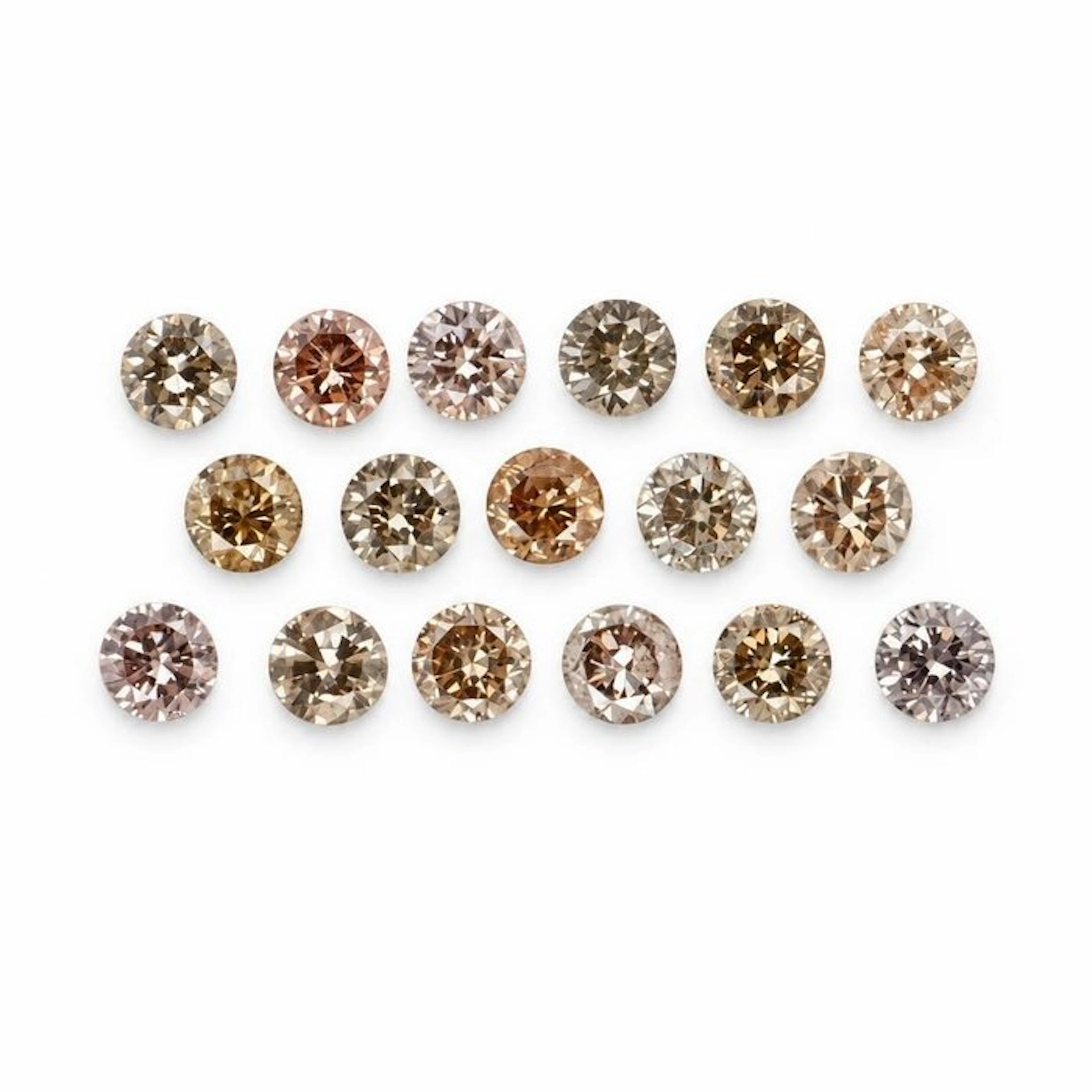 No reserve price - 17 pcs Diamond (Natural) - 1.00 ct - Round - VS1