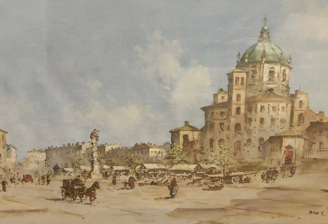 Giovanni Riva (1890-1973) - Paesaggio