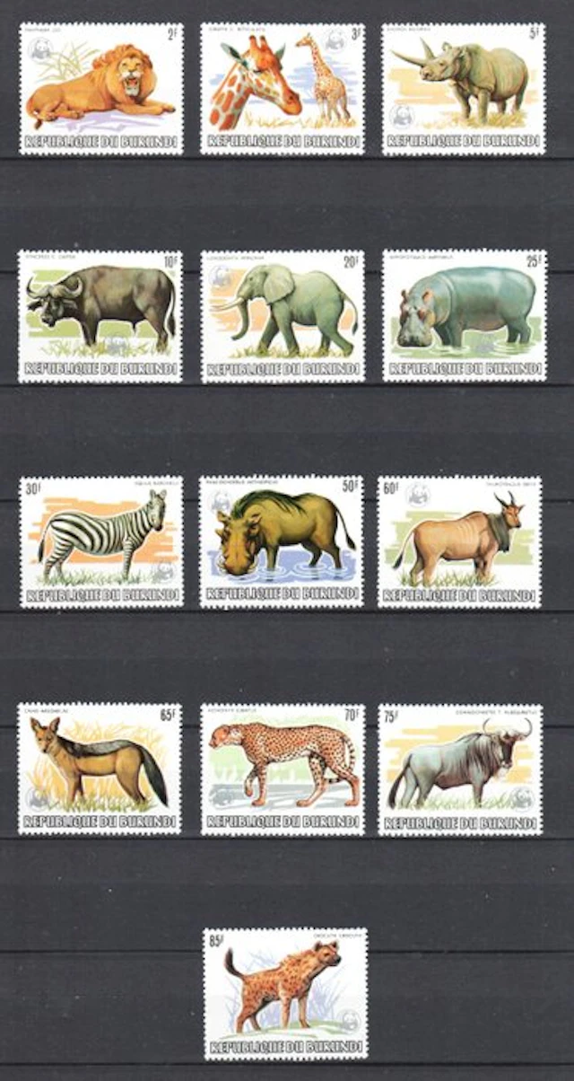 Burundi 1982 - Burundi 1982 - Complete stamp set/series...