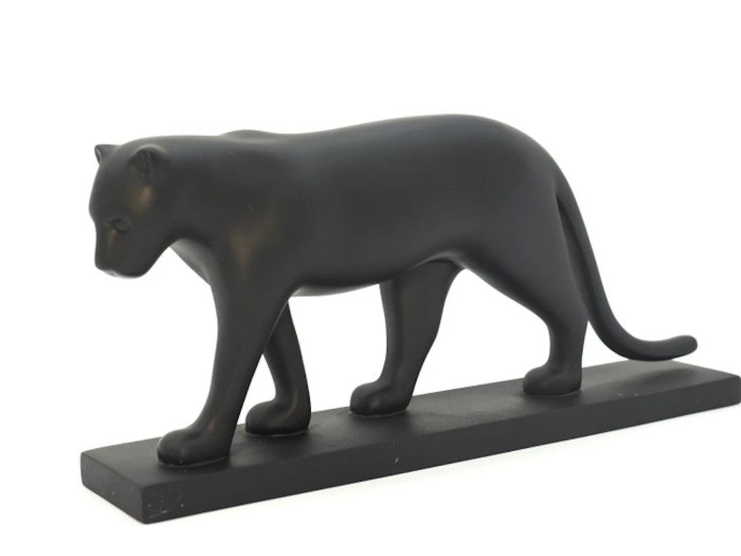 François Pompon (1855-1933) - Sculpture, Panthère - 13 cm - Resin