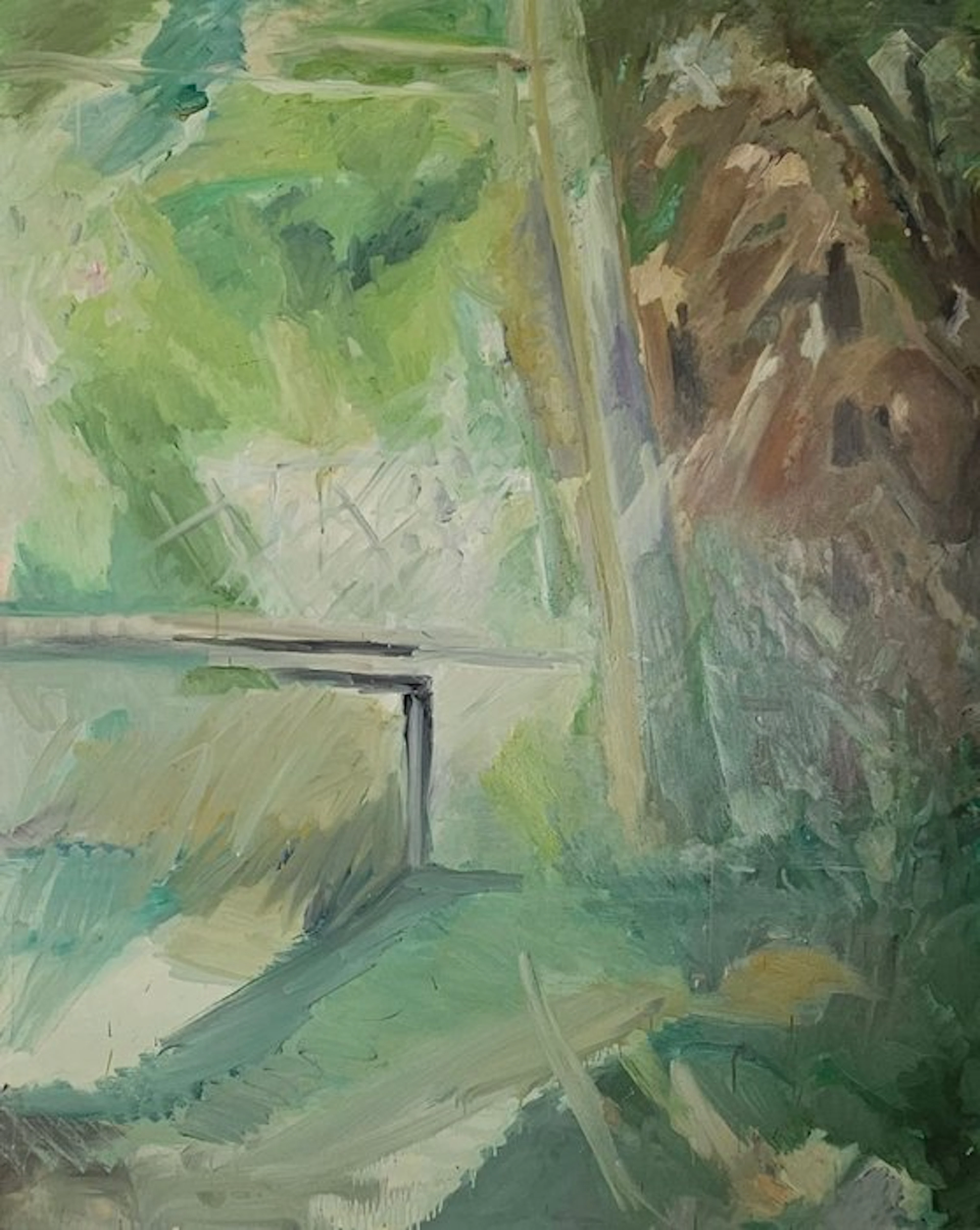 Marie-Luise Lebschik (1952) - Brücke in Gatiola