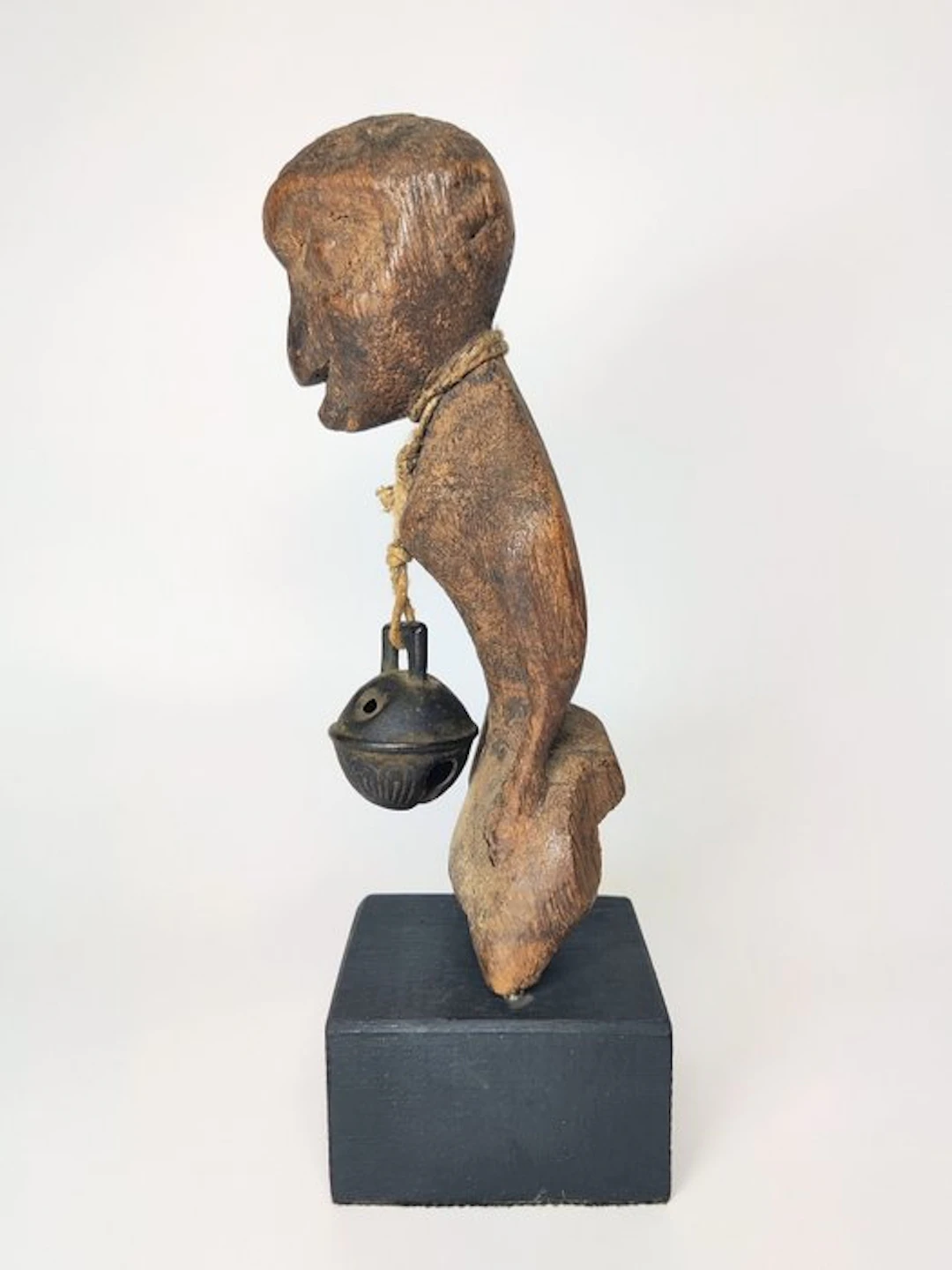 Baule style Divination figure with Crotal Bell - Mid 20th...
