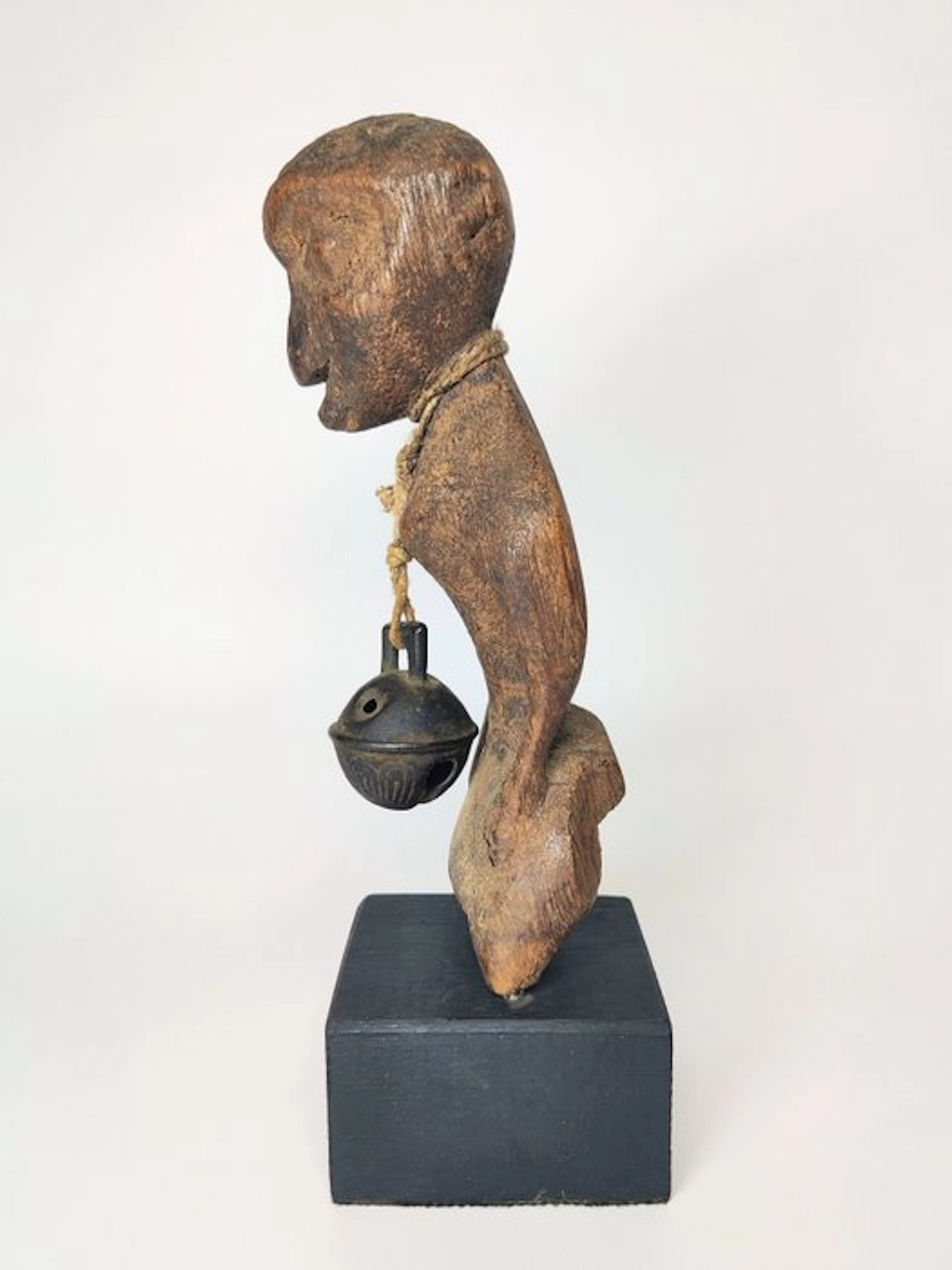 Baule style Divination figure with Crotal Bell - Mid 20th...