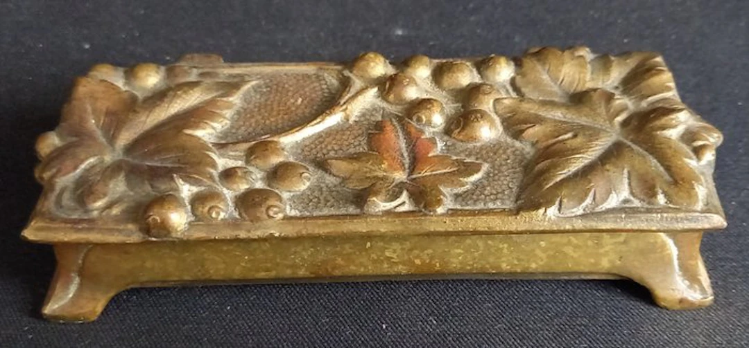 Pencil box - Patinated bronze