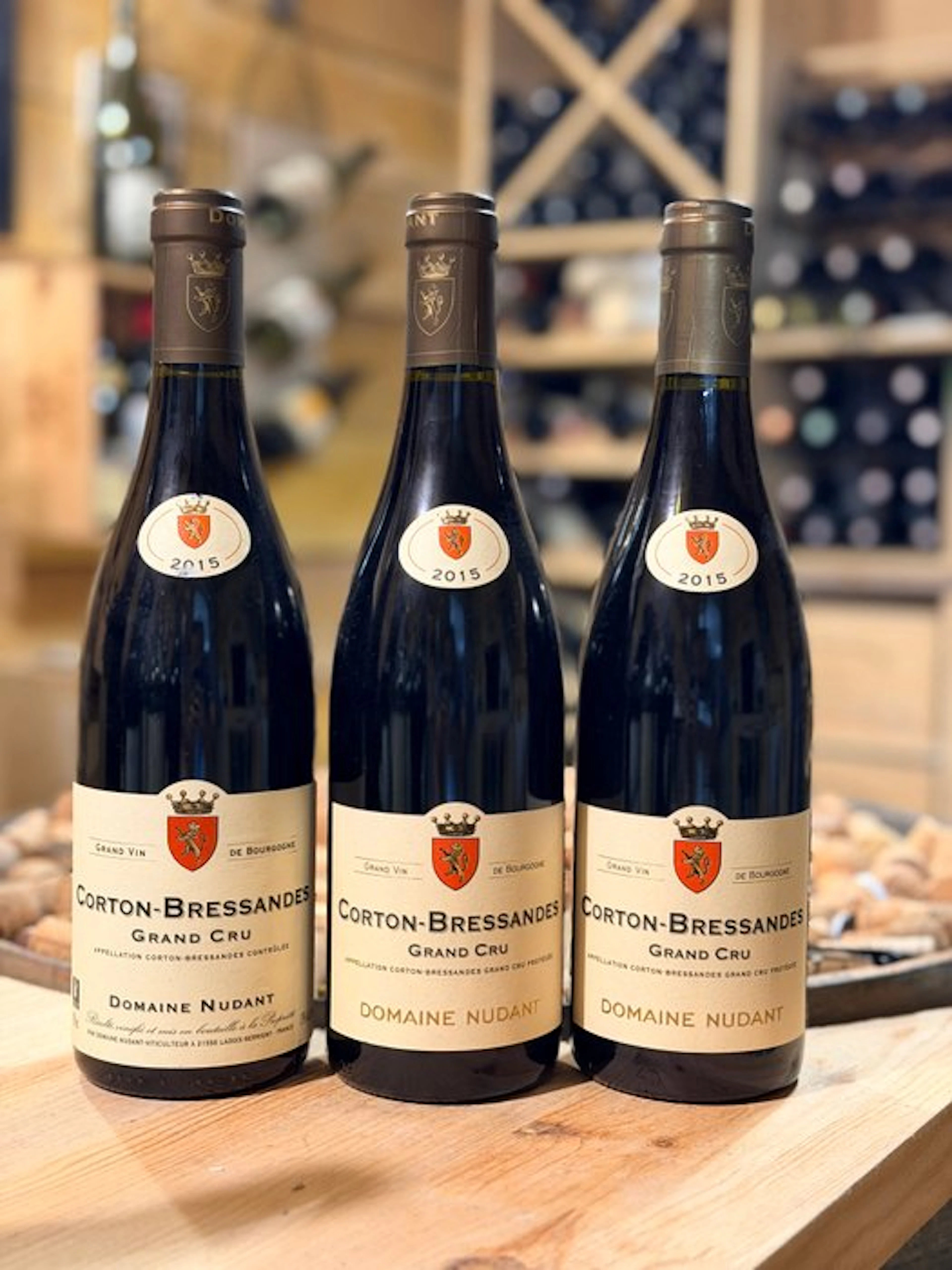 2015 Domaine Nudant - Corton Grand Cru - 3 Bottles (0.75L)