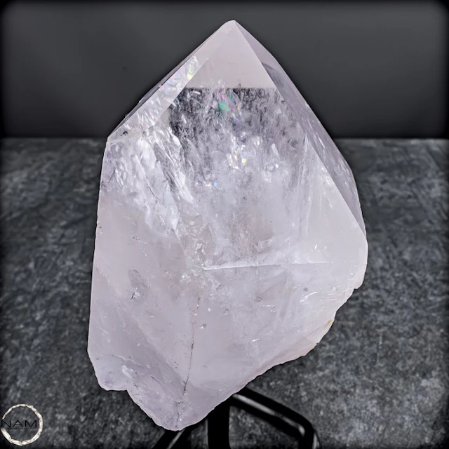 Natural Clear Quartz Crystal-Cluster on Stand- 979.96 g