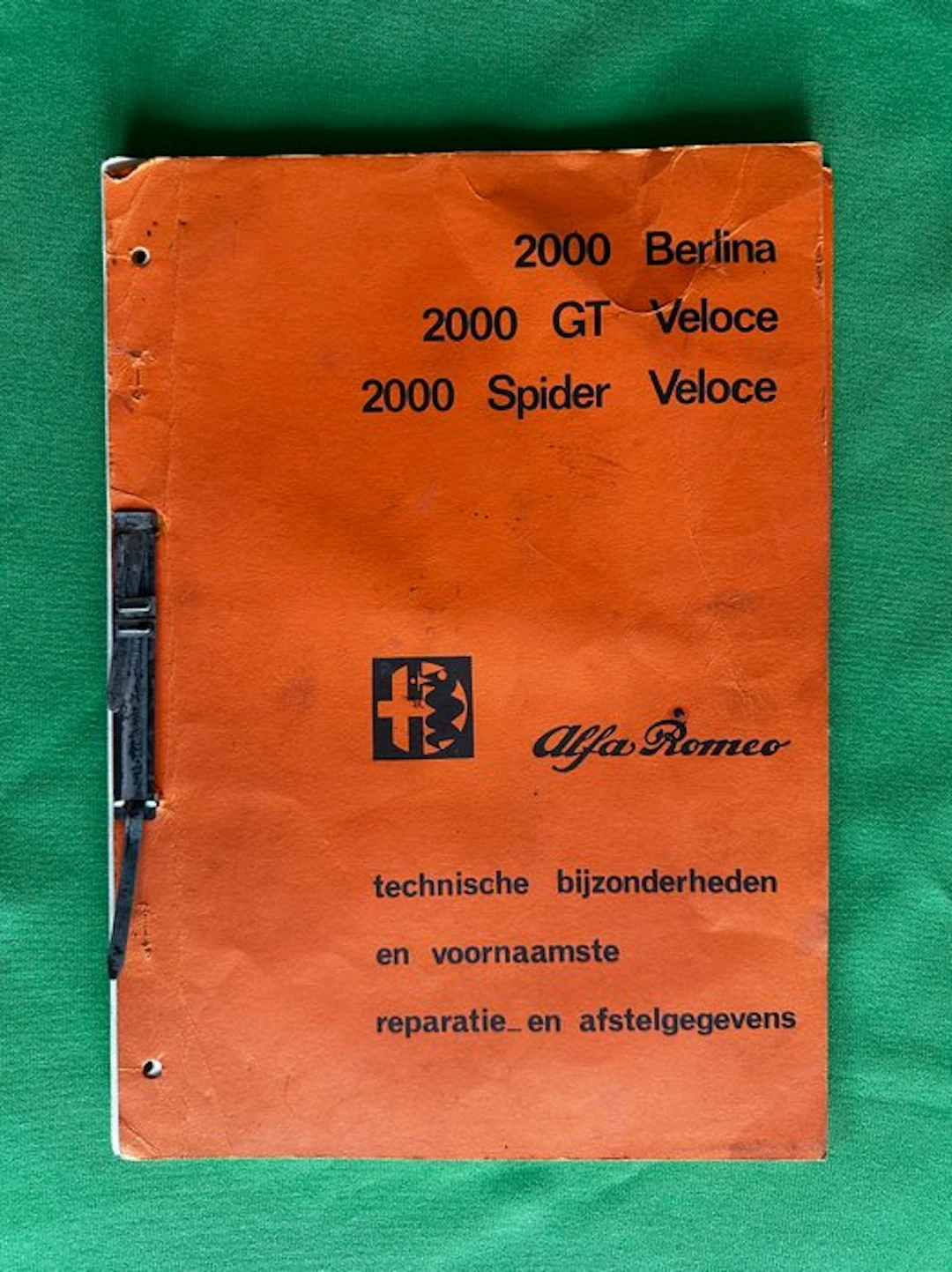 Manual - Alfa Romeo - 2000 Berlina - GT Veloce - Spider Veloce - 1971
