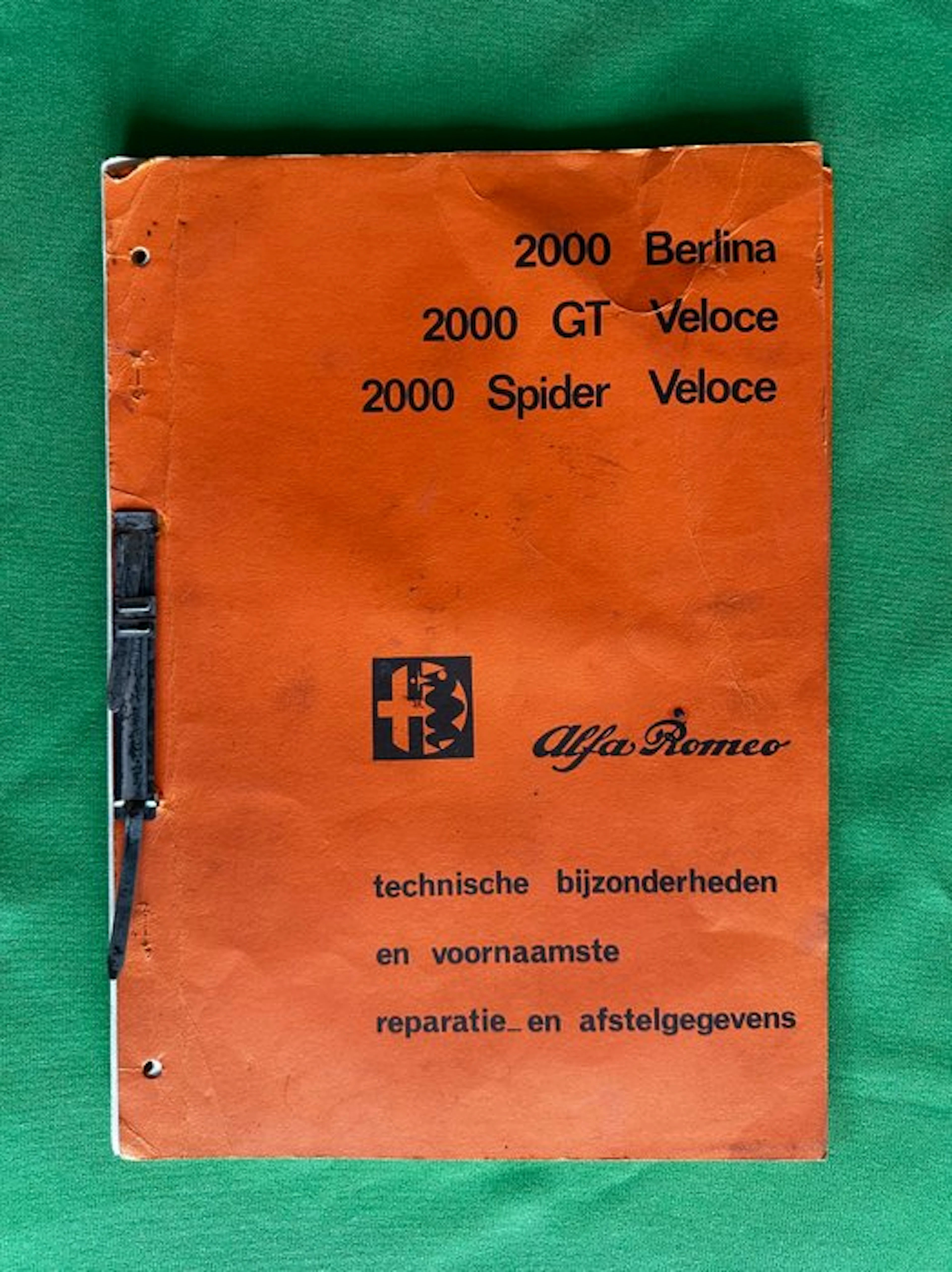 Manual - Alfa Romeo - 2000 Berlina - GT Veloce - Spider Veloce - 1971