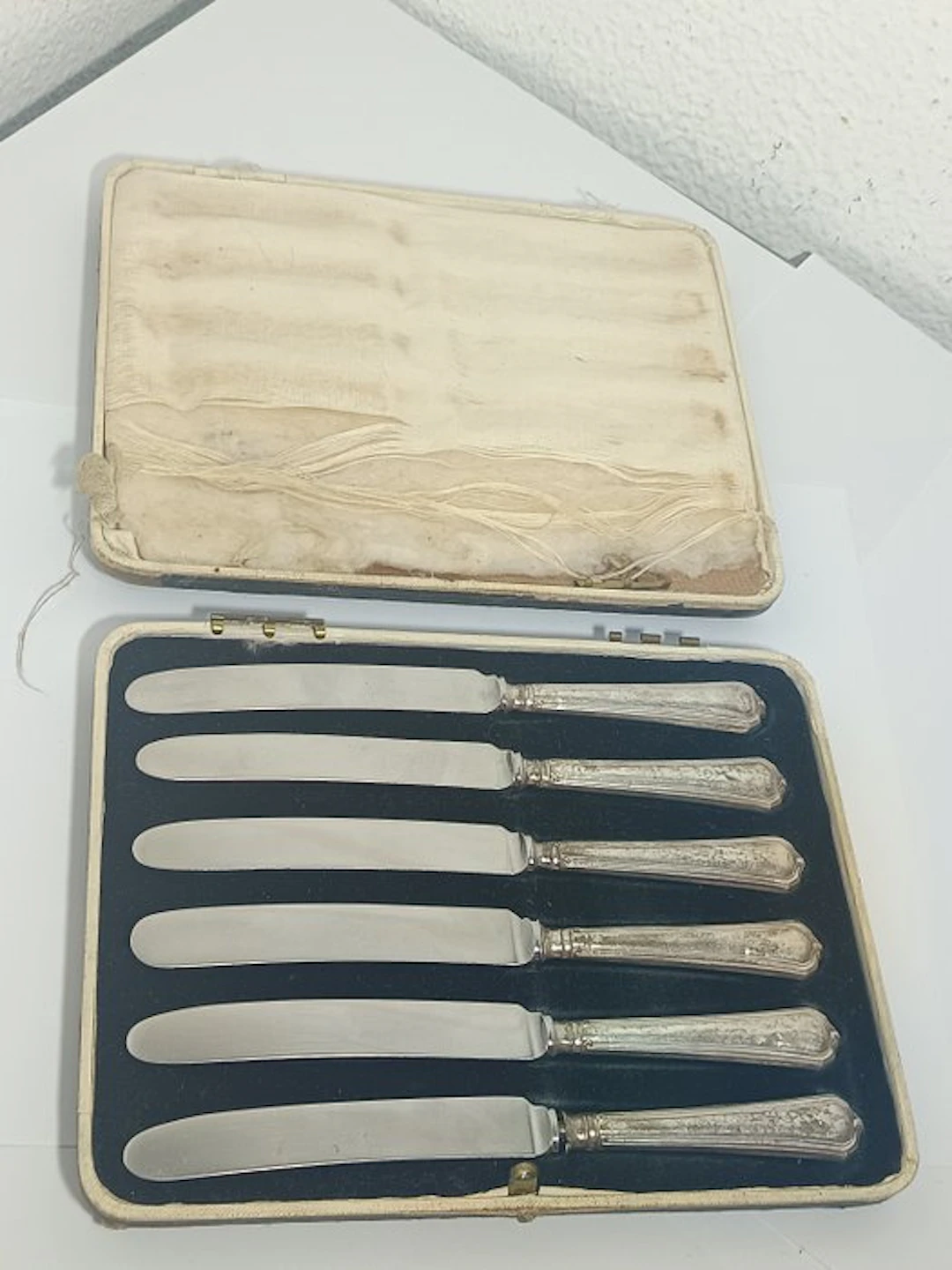 Fruit knife (6) - .925 silver - Silver handled knives