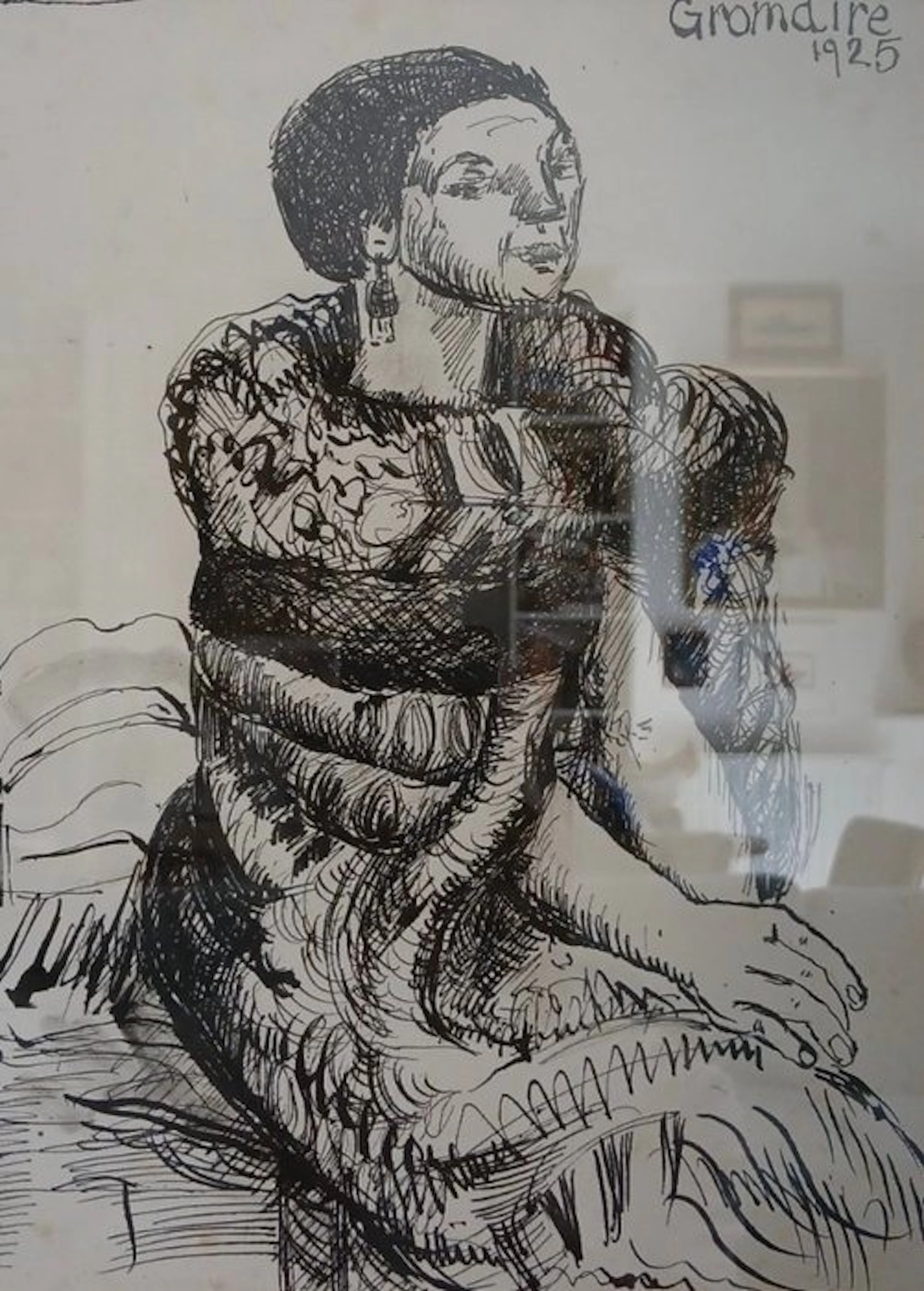 Marcel Gromaire (1892-1971) - Portrait de femme