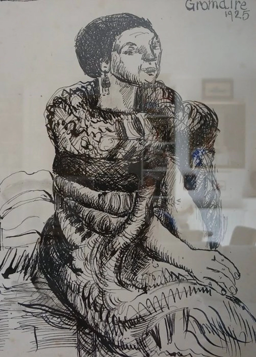 Marcel Gromaire (1892-1971) - Portrait de femme