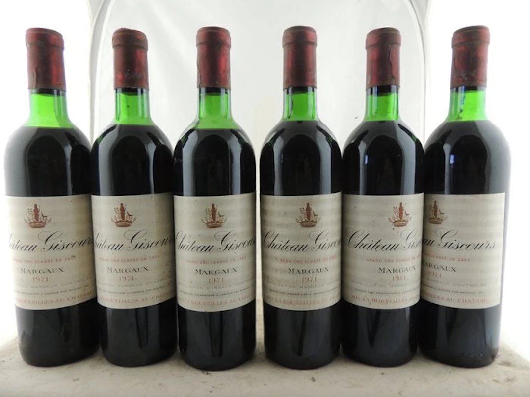1971 Château Giscours - Margaux 3ème Grand Cru Classé - 6 Bottles (0.75L)