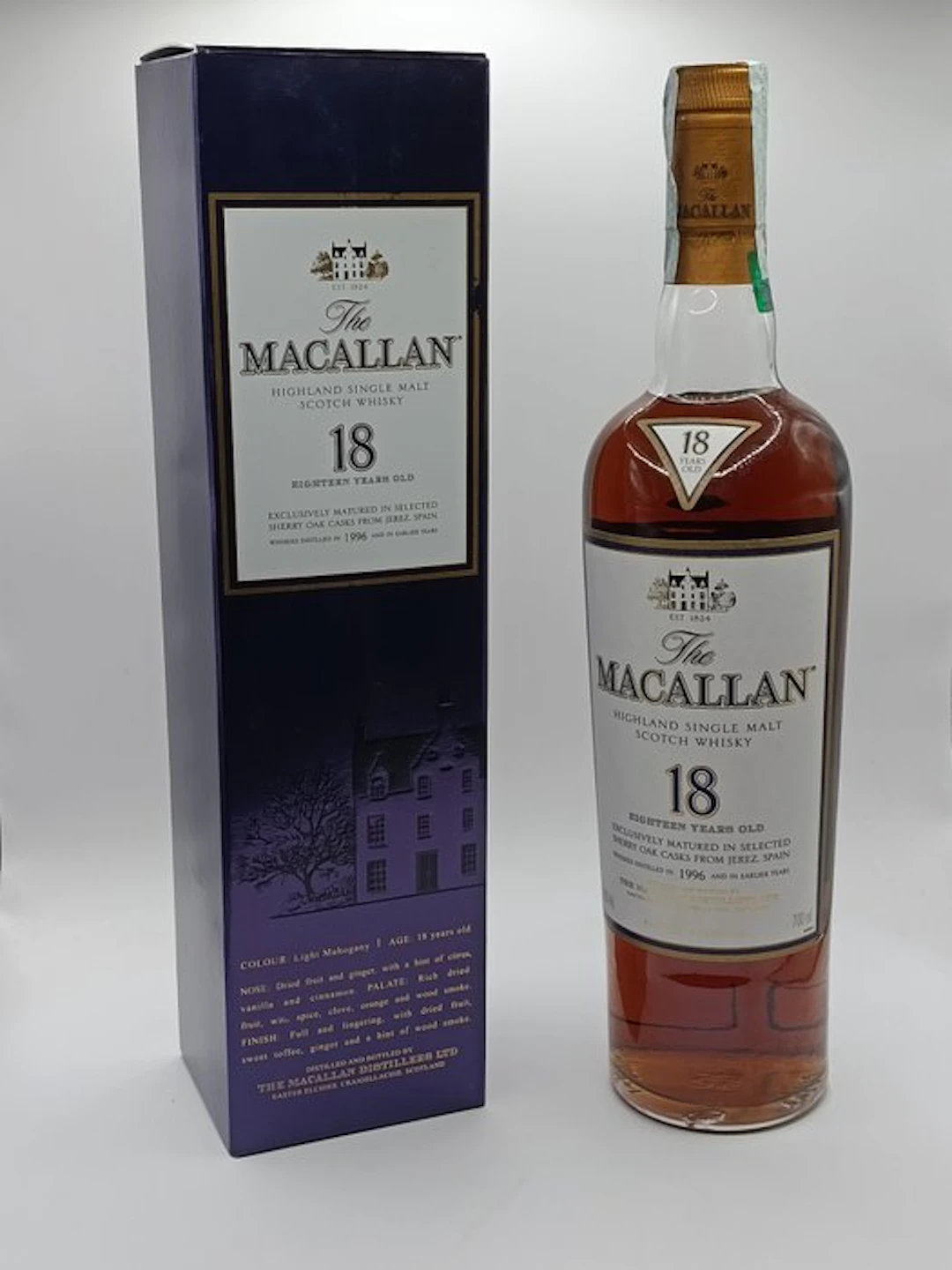 Macallan 1996 18 years old Sherry Oak Casks - 700ml