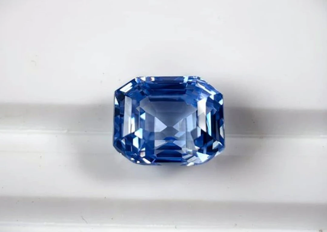Blue Sapphire - 6.21 ct - Gem research Swiss Lab (GRS) - Pastel Blue - Unheated