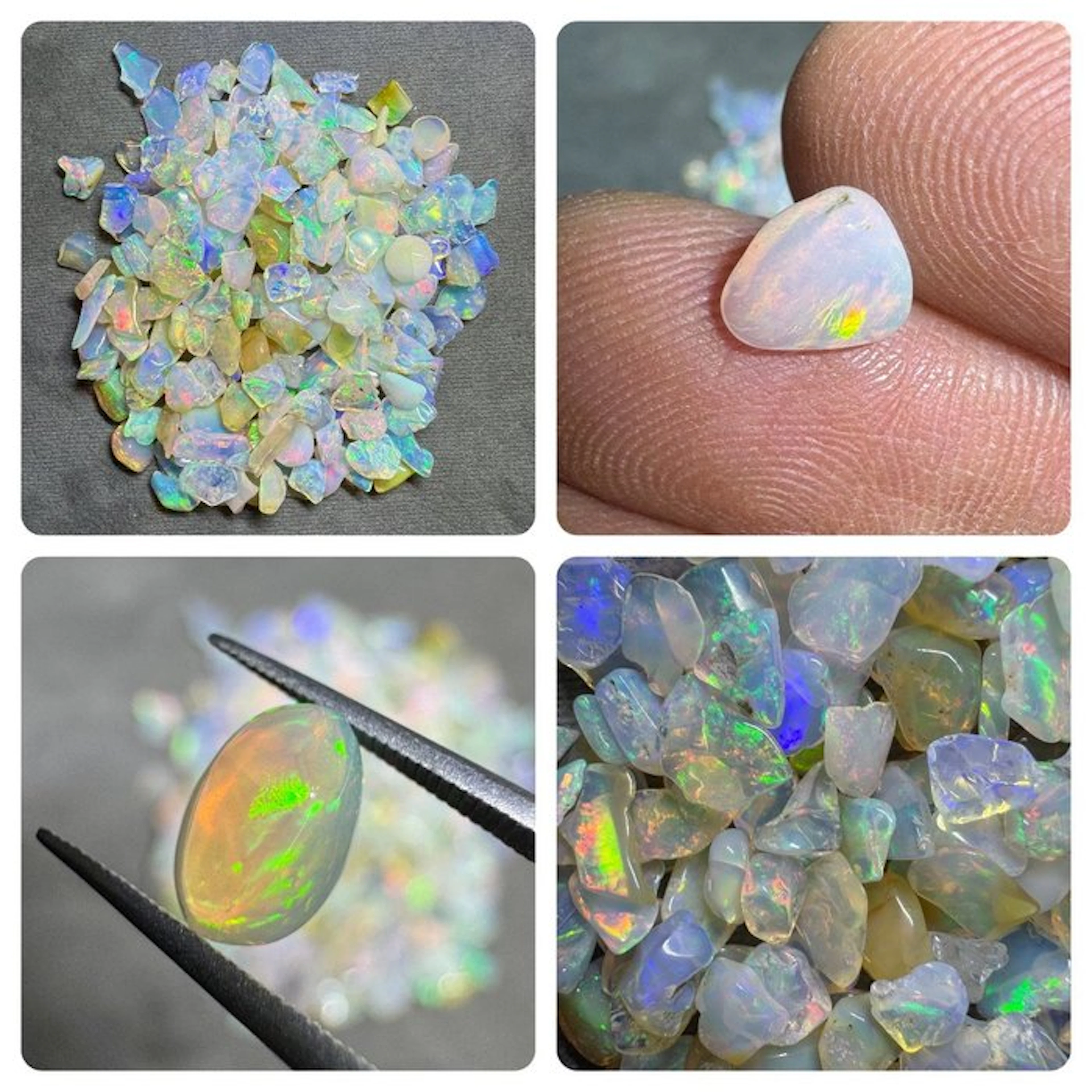 Lot of 100 ct of opals