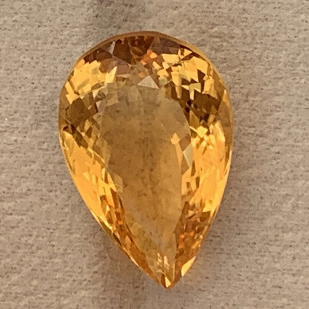 No reserve price - 1 pcs Yellow Citrine - 20.57 ct...