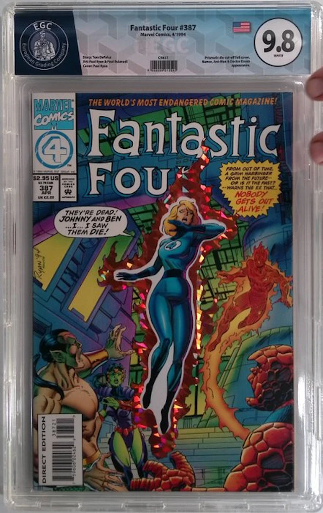 Fantastic Four #387 - EGC 9.8 - 1 Graded comic - First edition - 1994