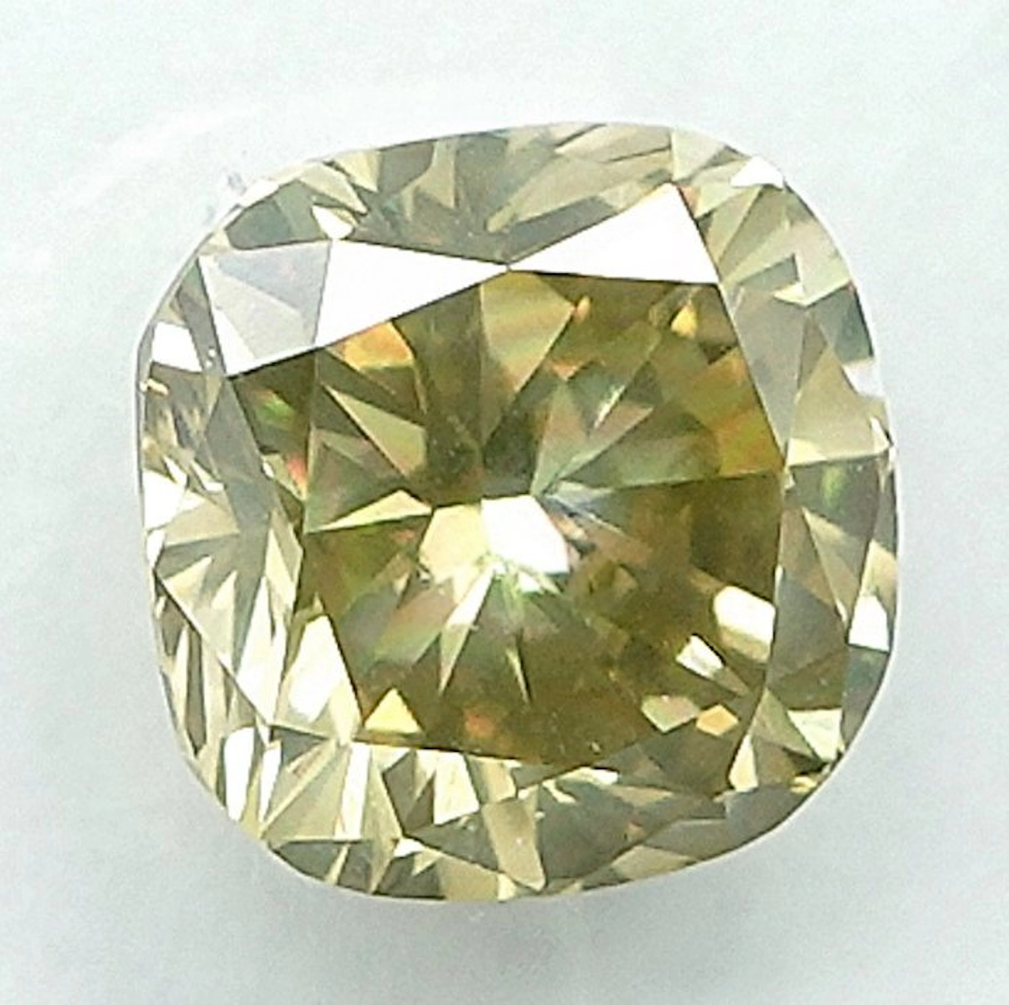 1 pcs Diamond (Natural coloured) - 1.10 ct - Cushion...