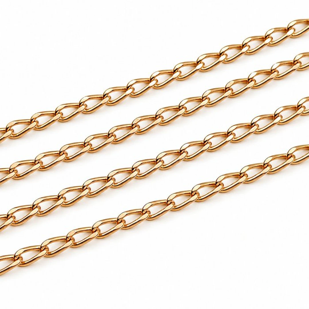 Necklace - 18 kt. Yellow gold - Made in Italy - Handmade